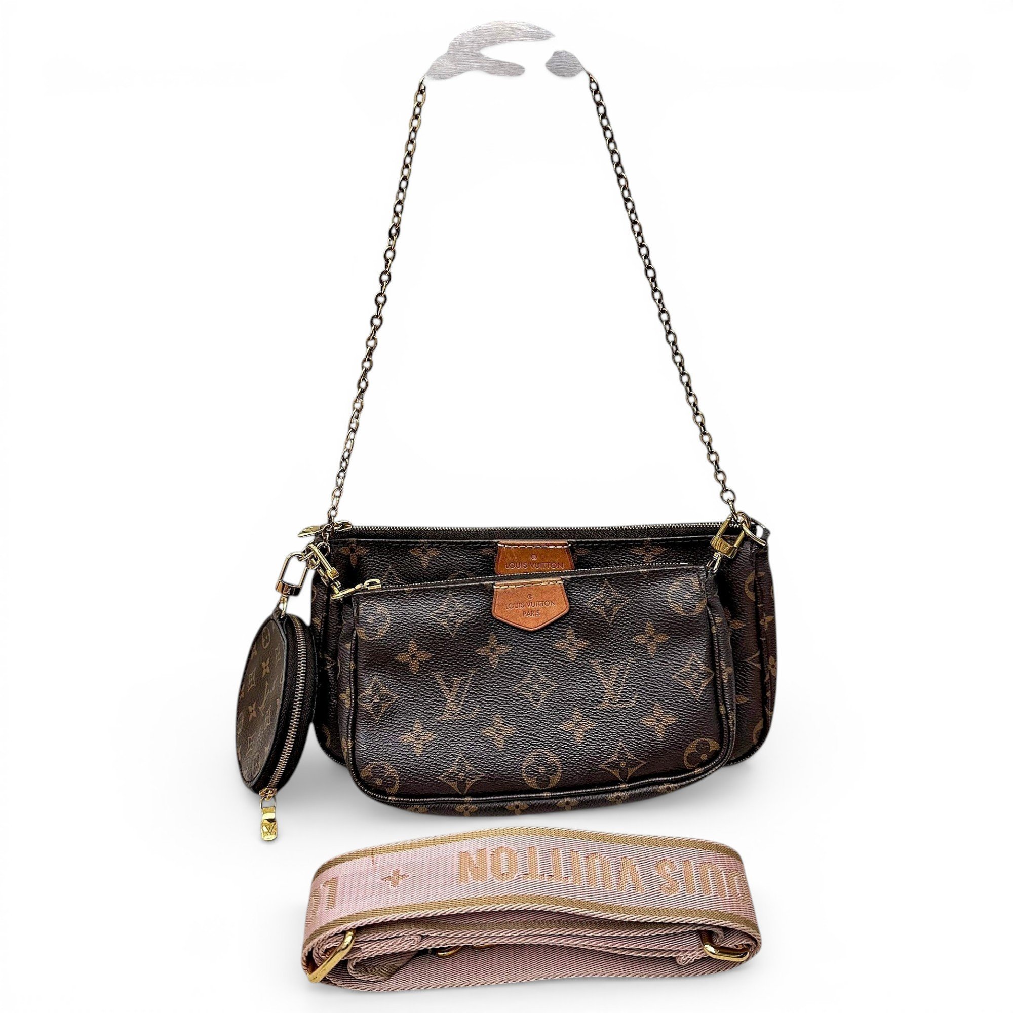 Multi Pochette Accessoires leather handbag