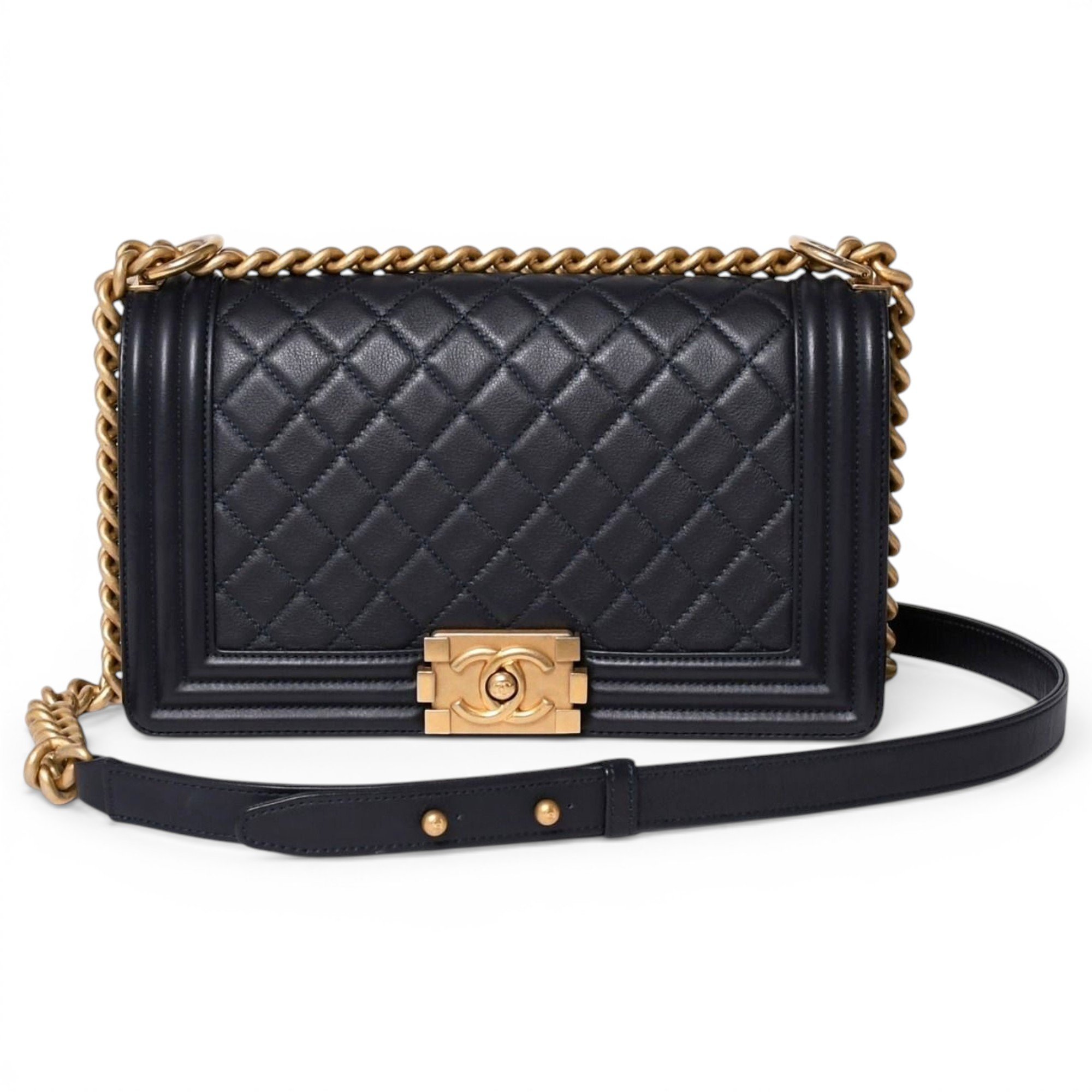 Boy leather handbag