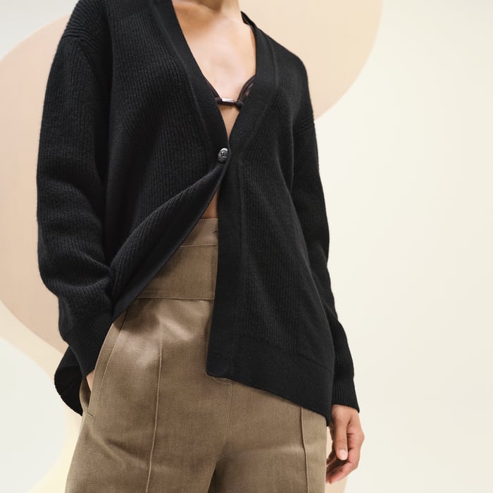 Noir Long Cardigan