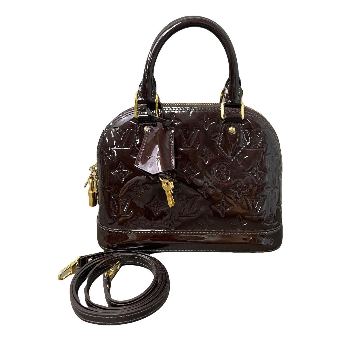 Alma BB patent leather handbag