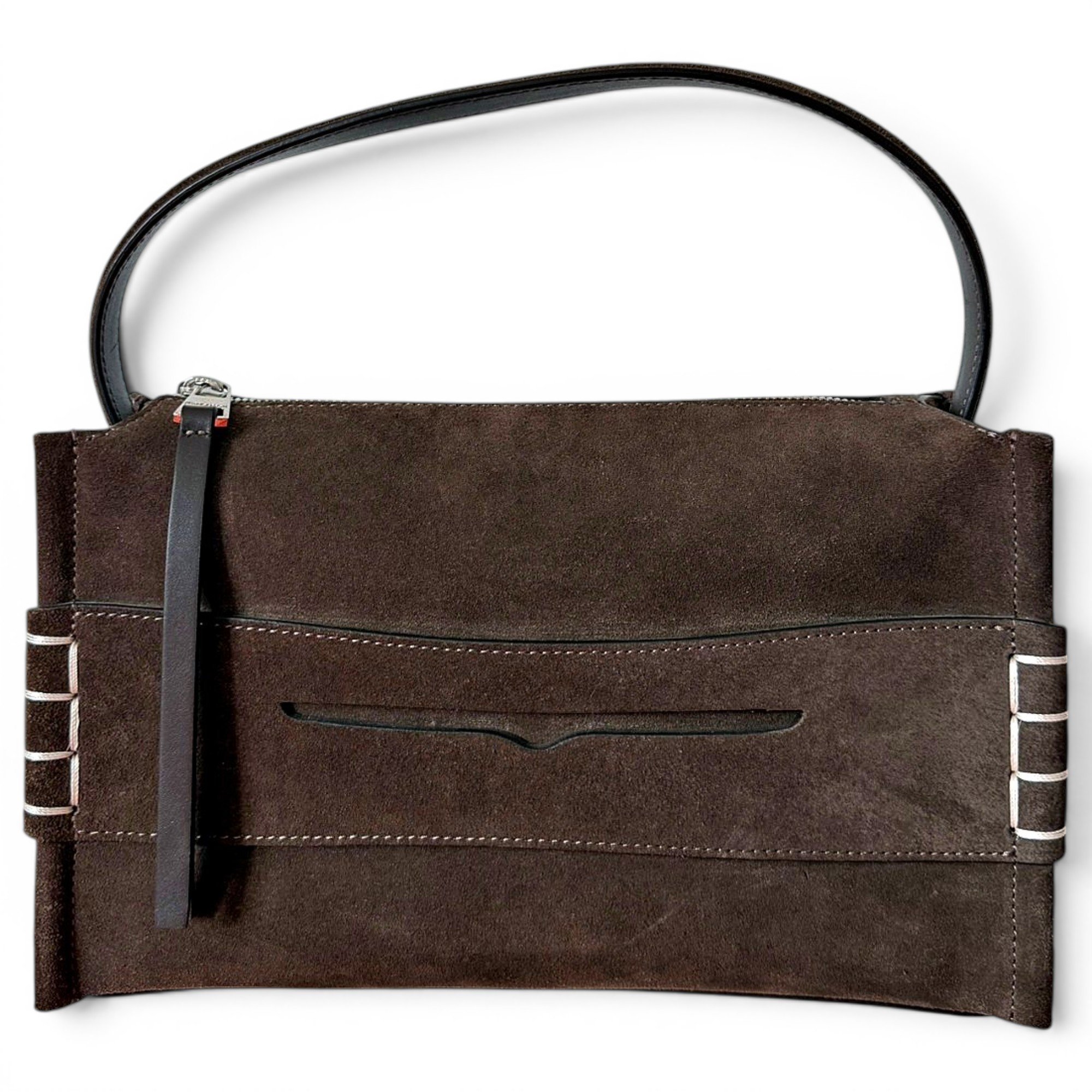 Loafer leather handbag