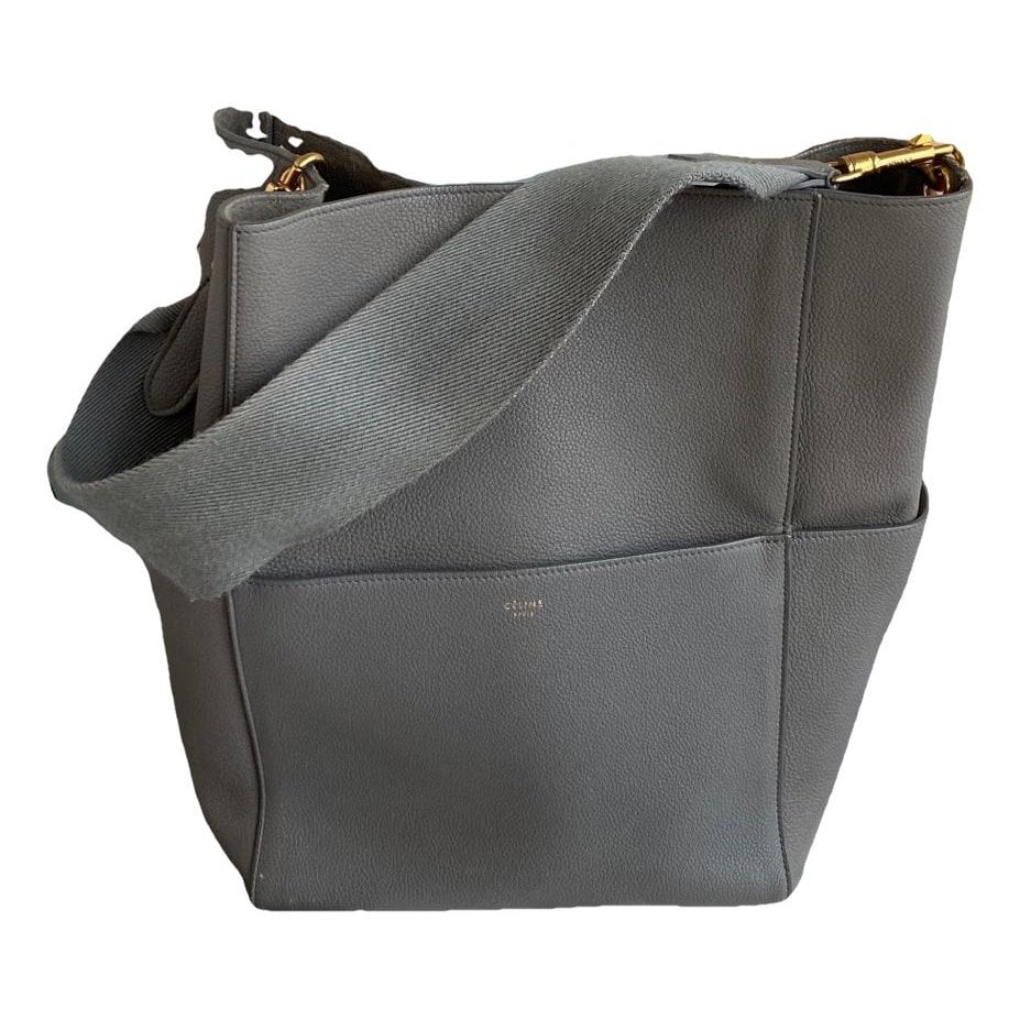 Seau Sangle leather handbag