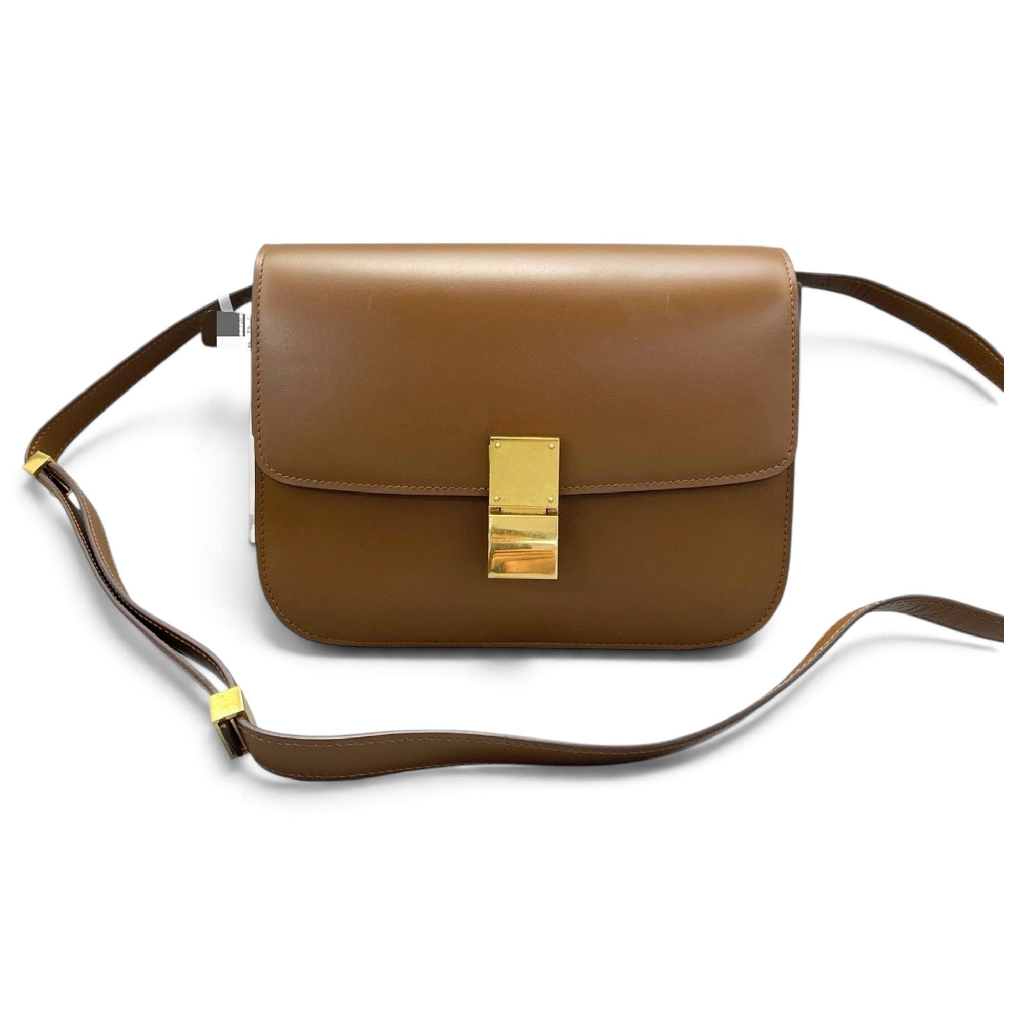 Classic leather crossbody bag