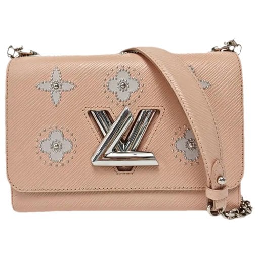 Twist leather crossbody bag