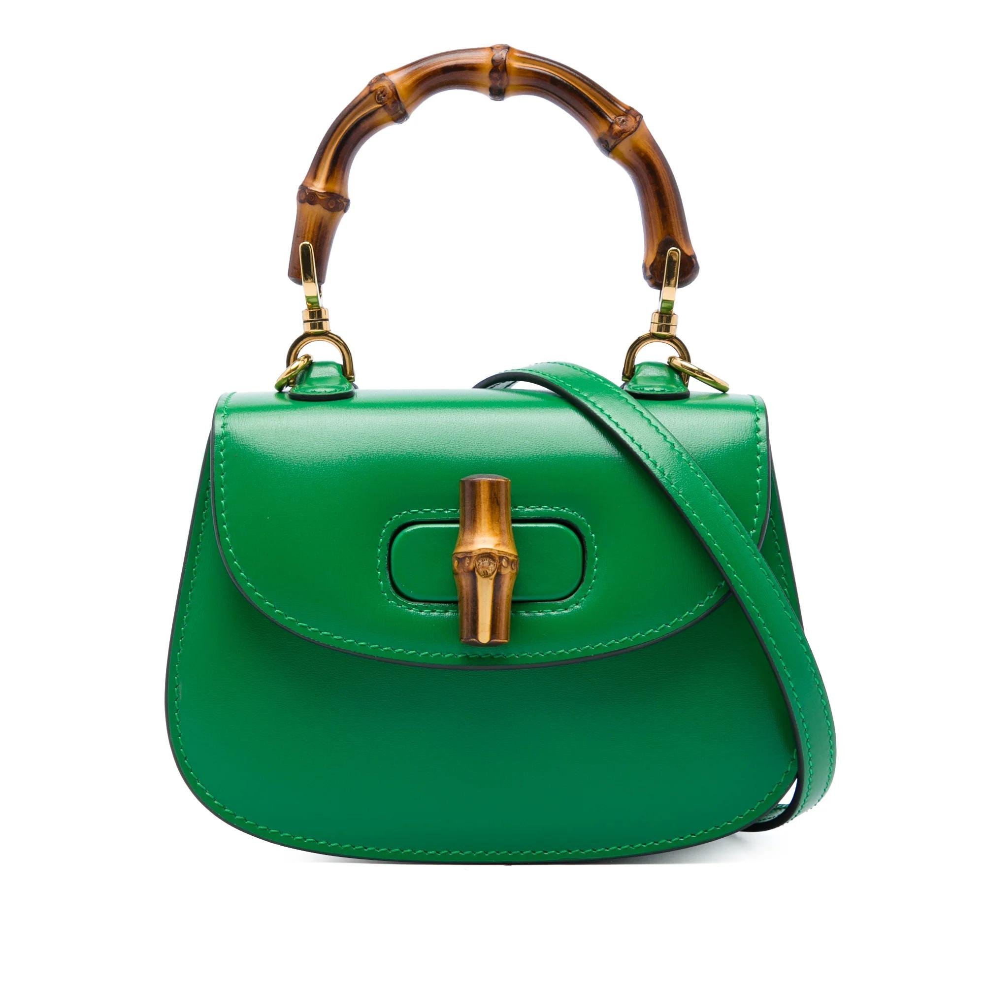 Bamboo Top Handle pony-style calfskin handbag