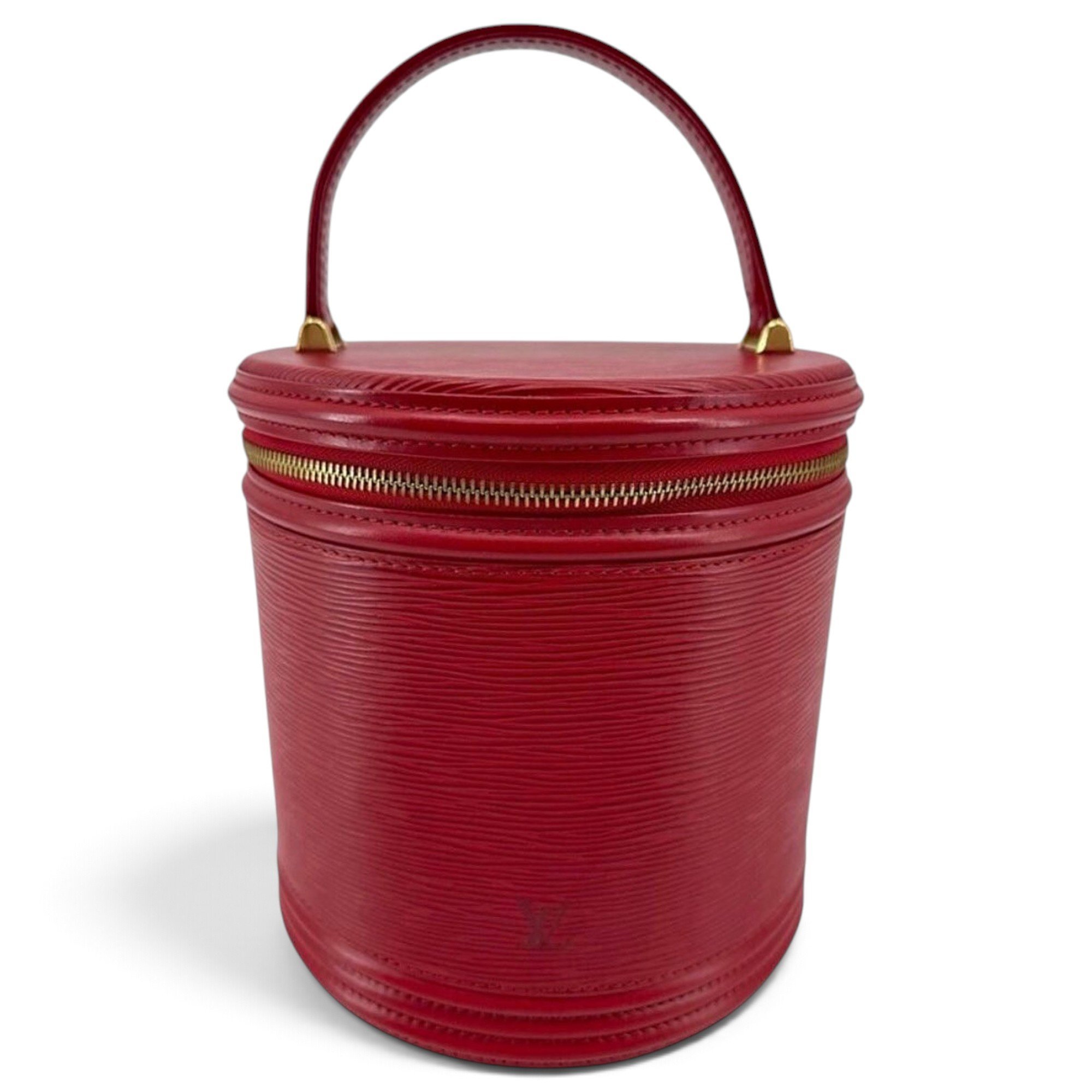 Leather vanity case