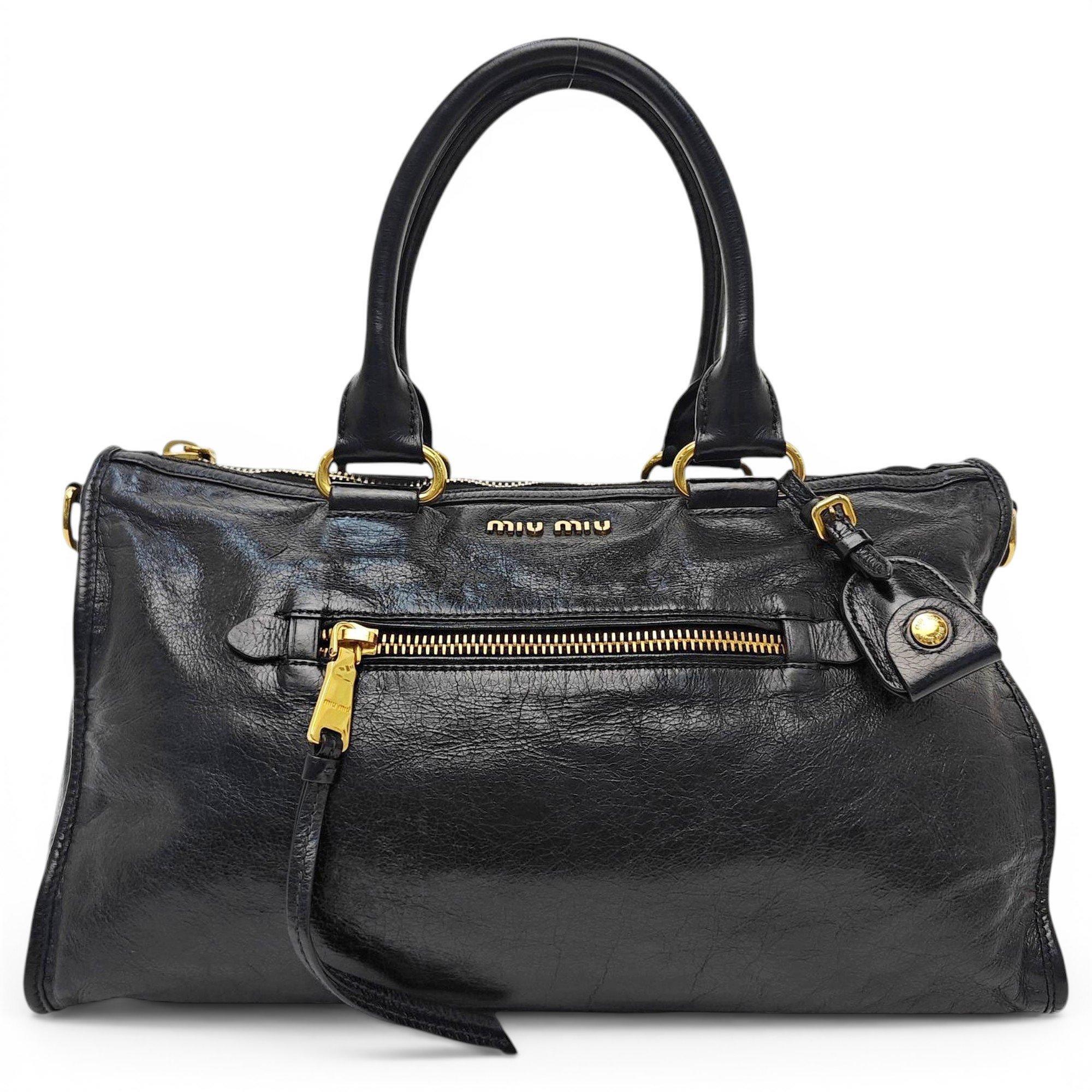 Vitello leather handbag