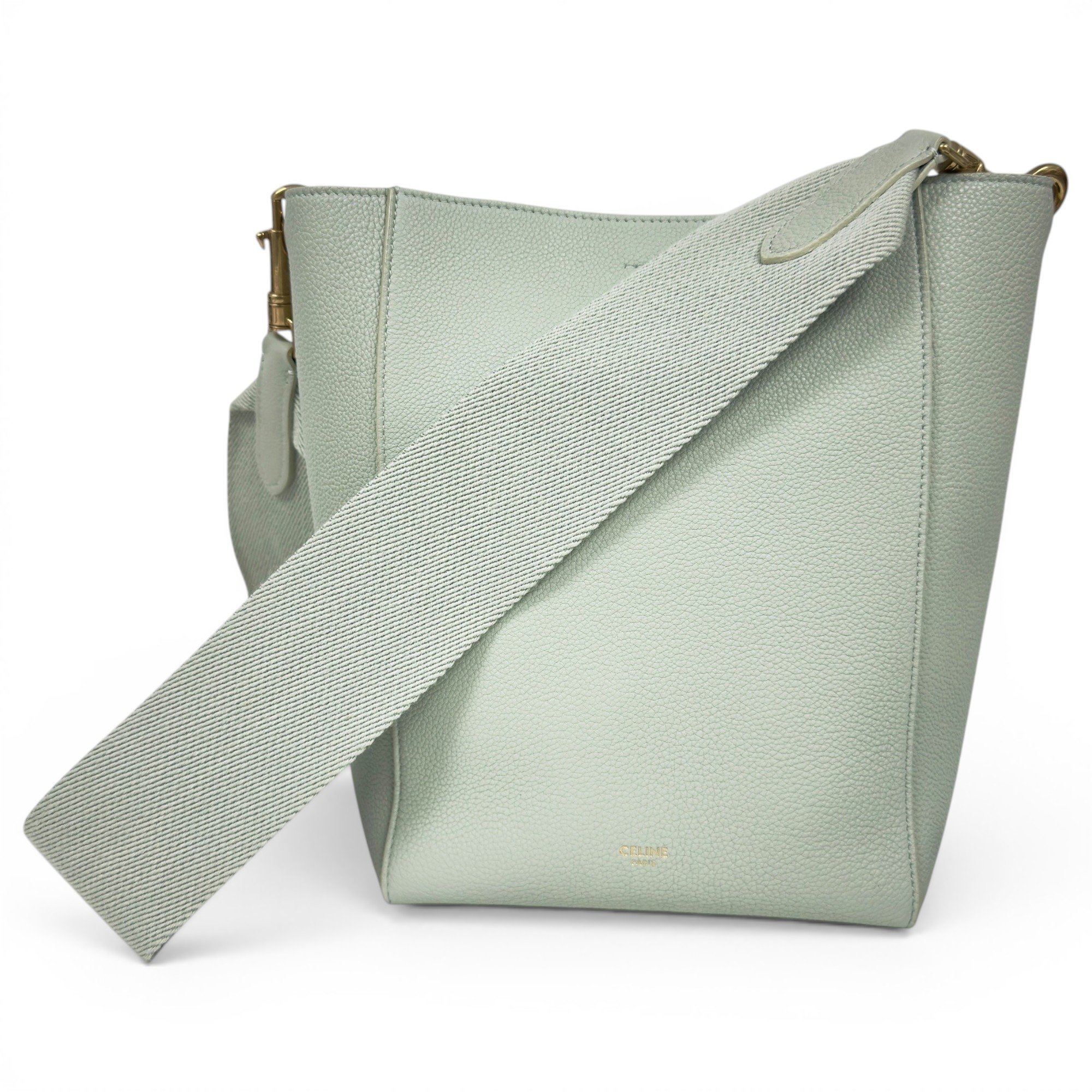 Seau Sangle leather handbag