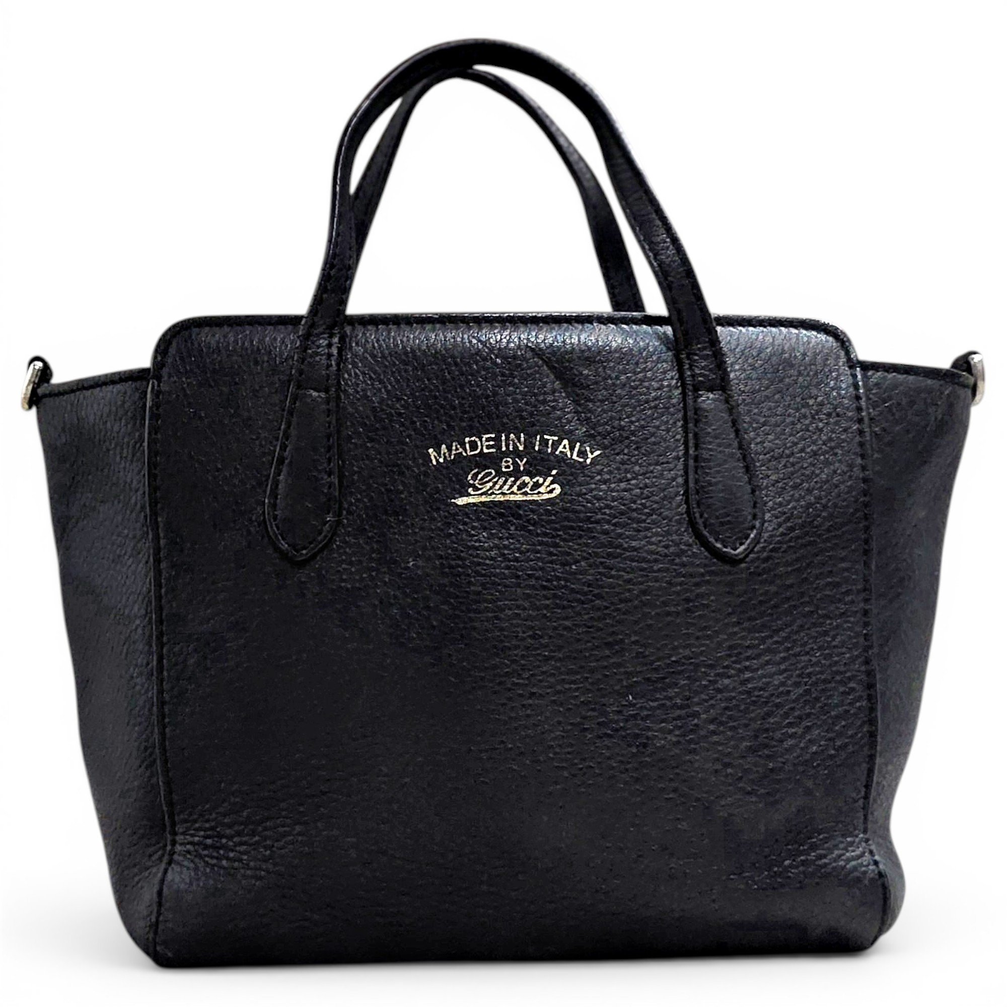 Swing leather handbag