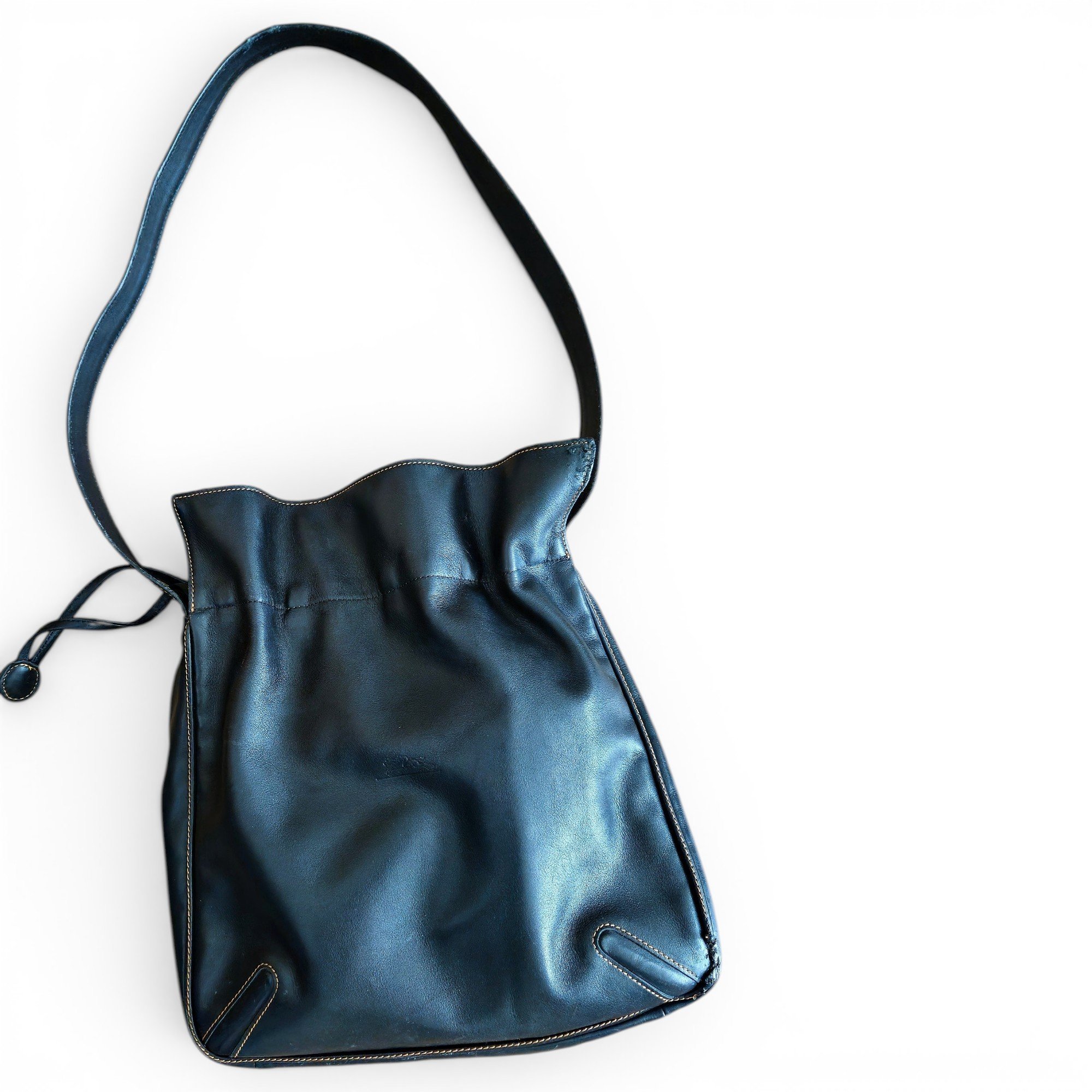 3D leather handbag