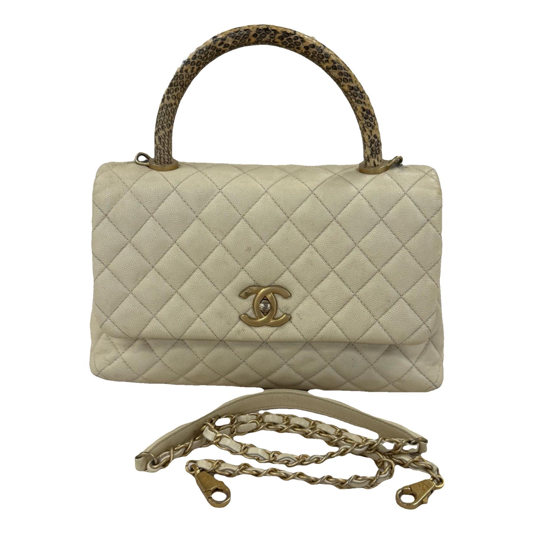 Coco Handle leather handbag