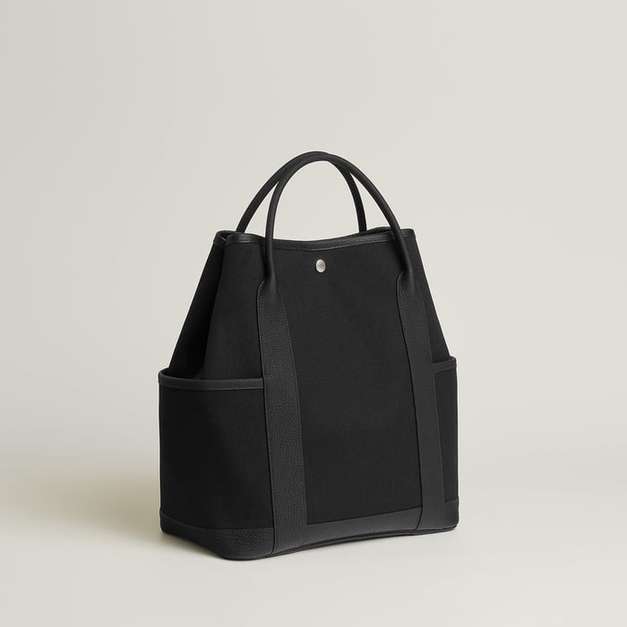 Noir Garden Party Pockets Vertical Bag
