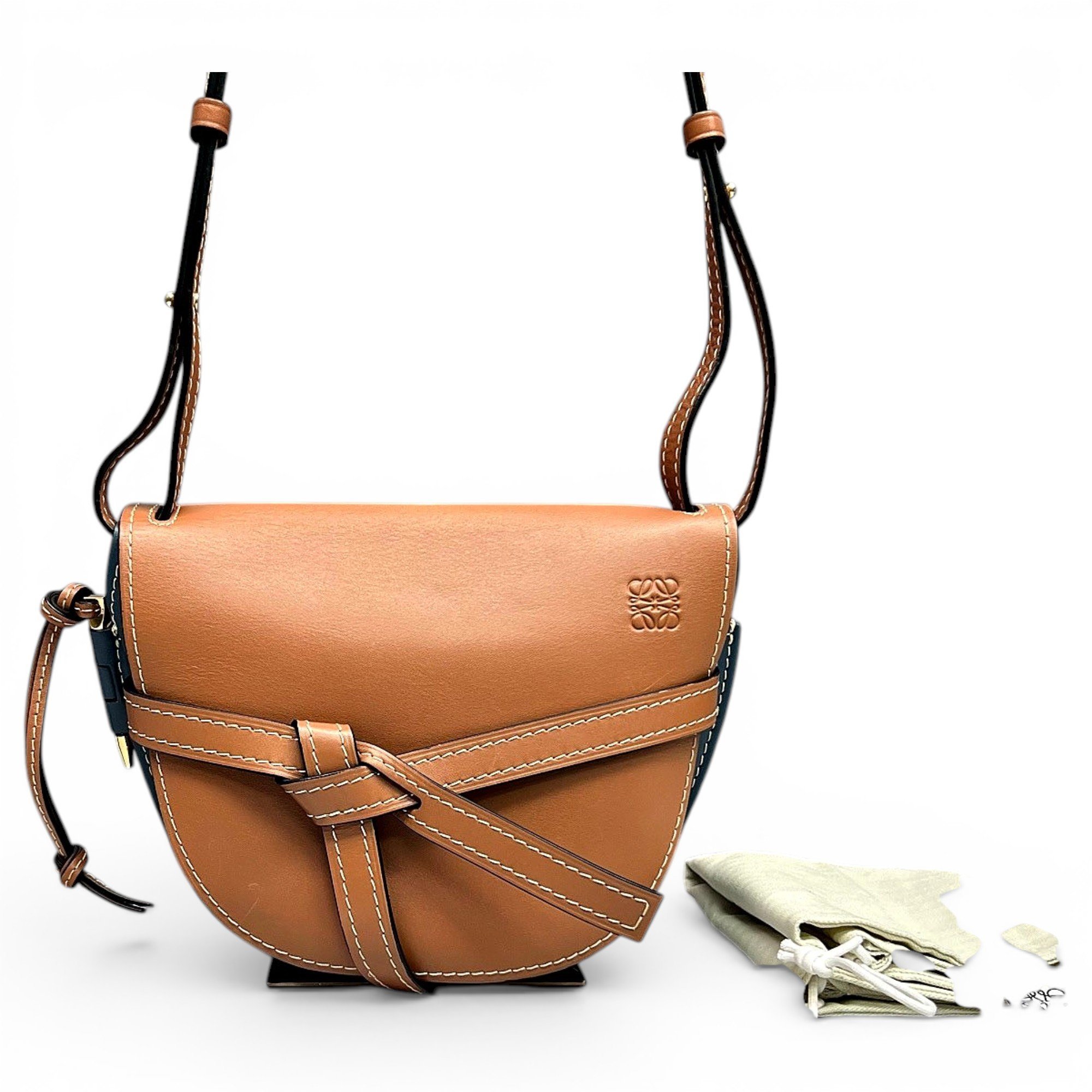 Gate leather handbag