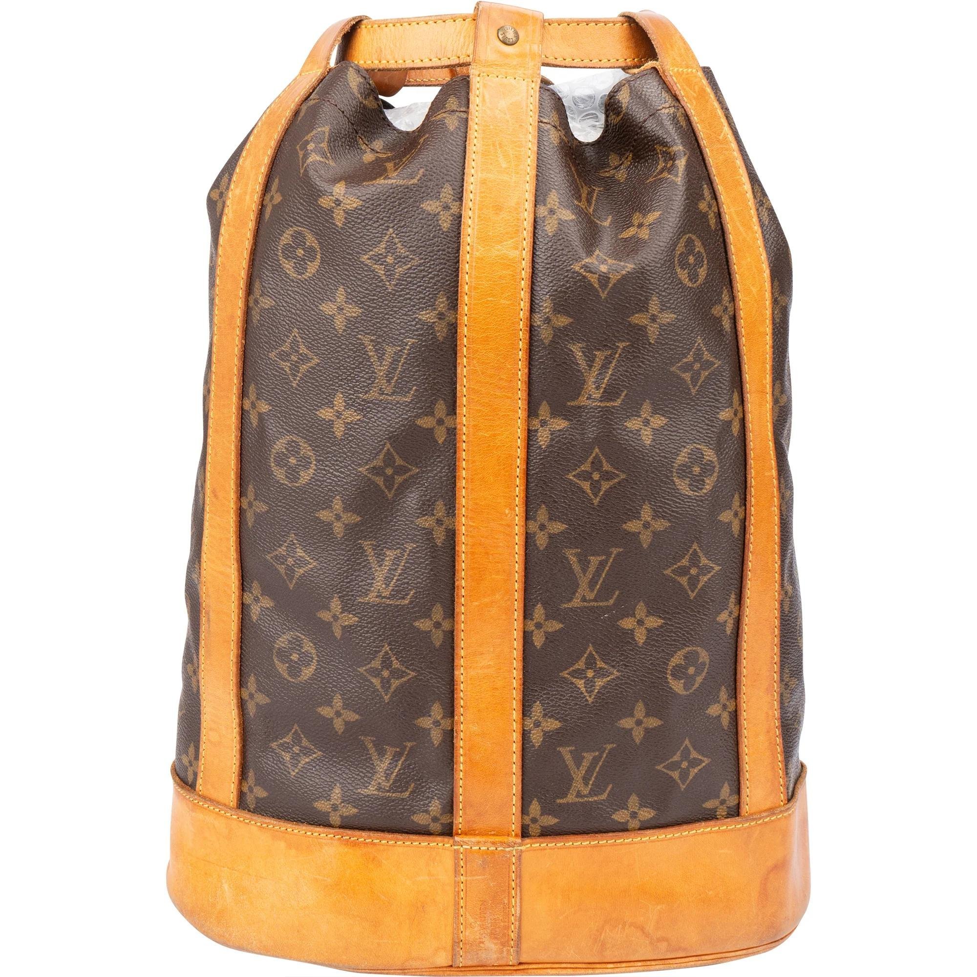 Randonnée leather backpack