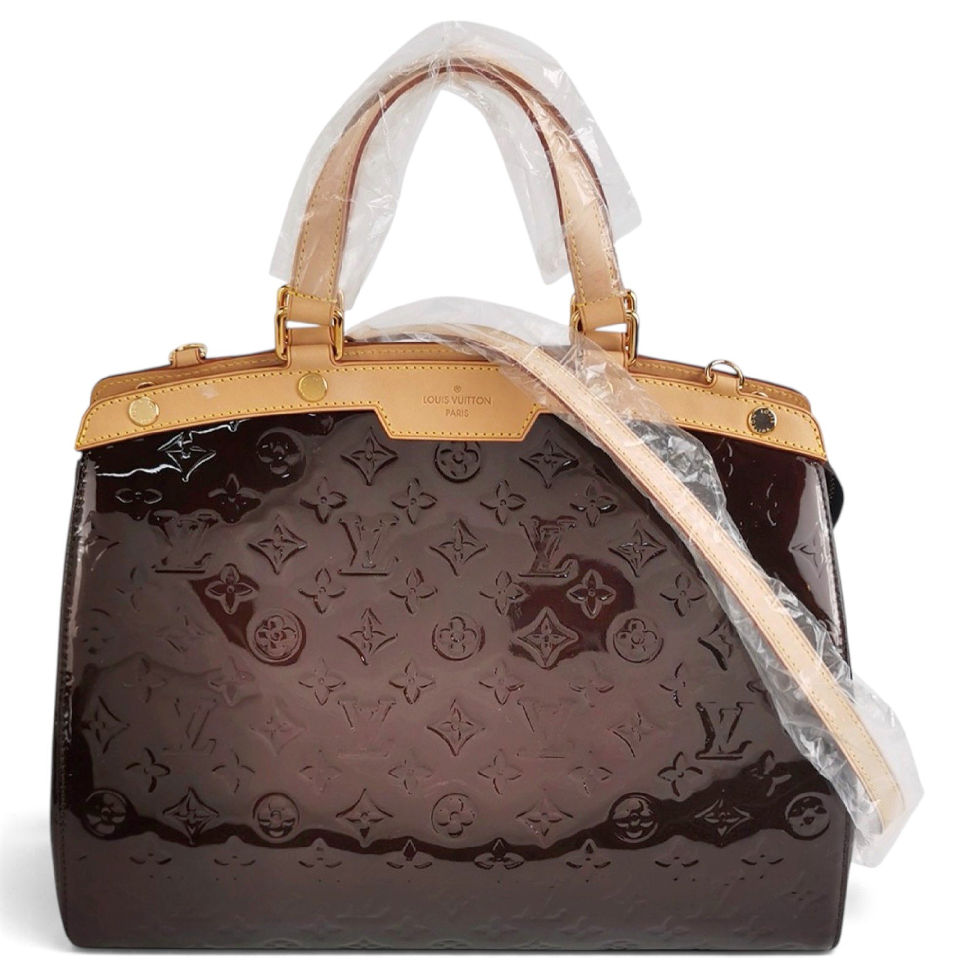 Bréa patent leather tote