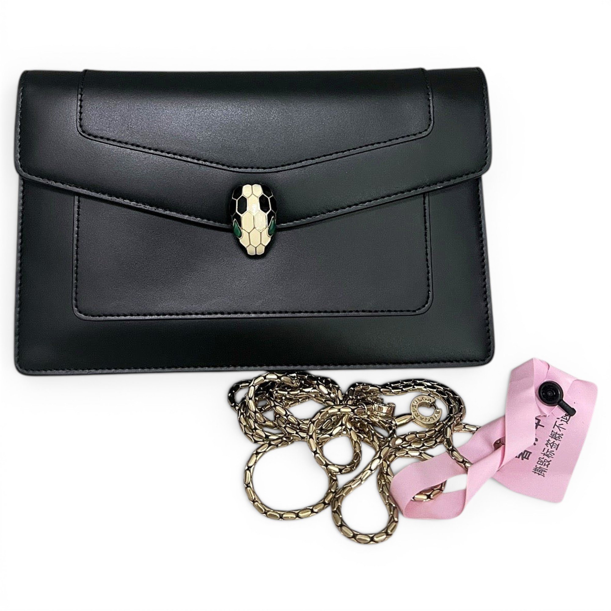 Bvlgari Serpenti leather mini bag