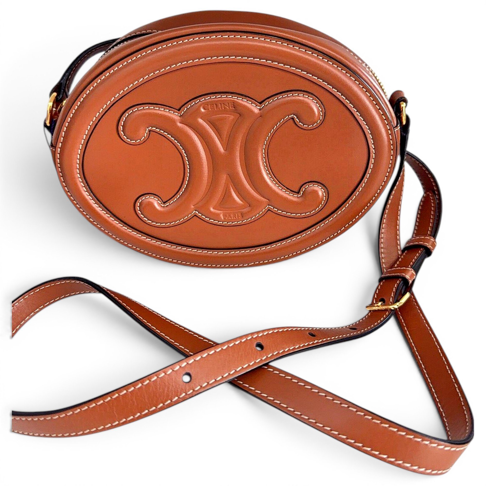 Leather handbag