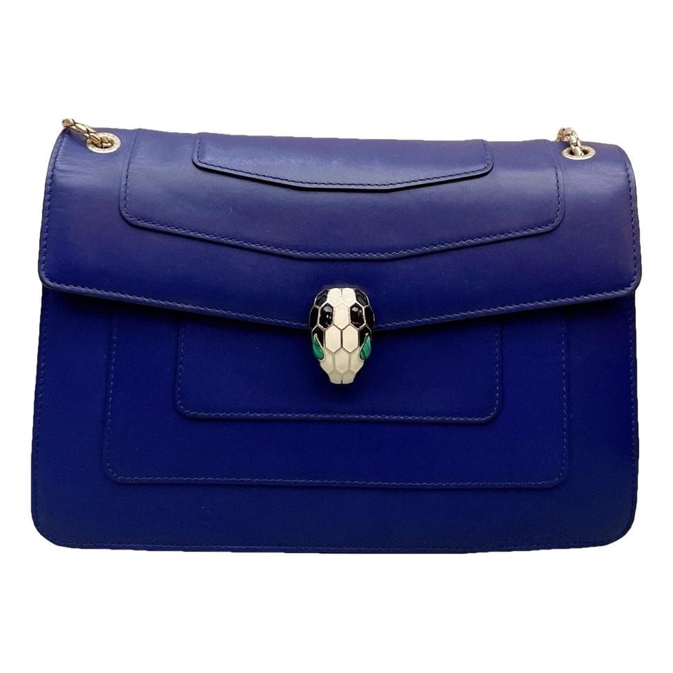 Serpenti leather handbag