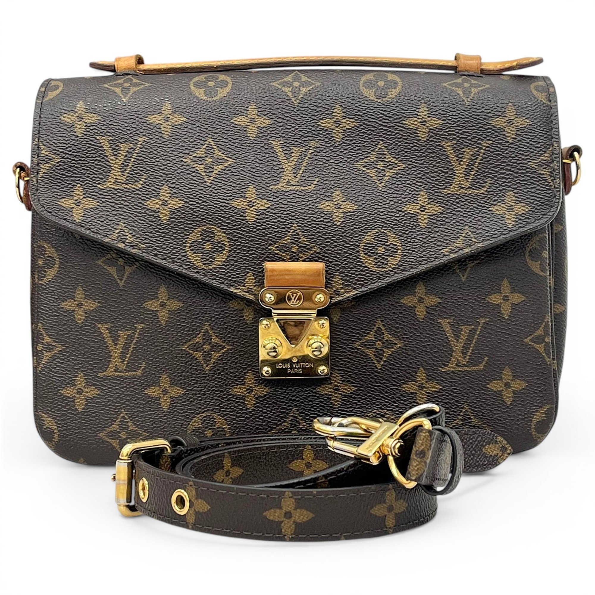 Metis leather handbag