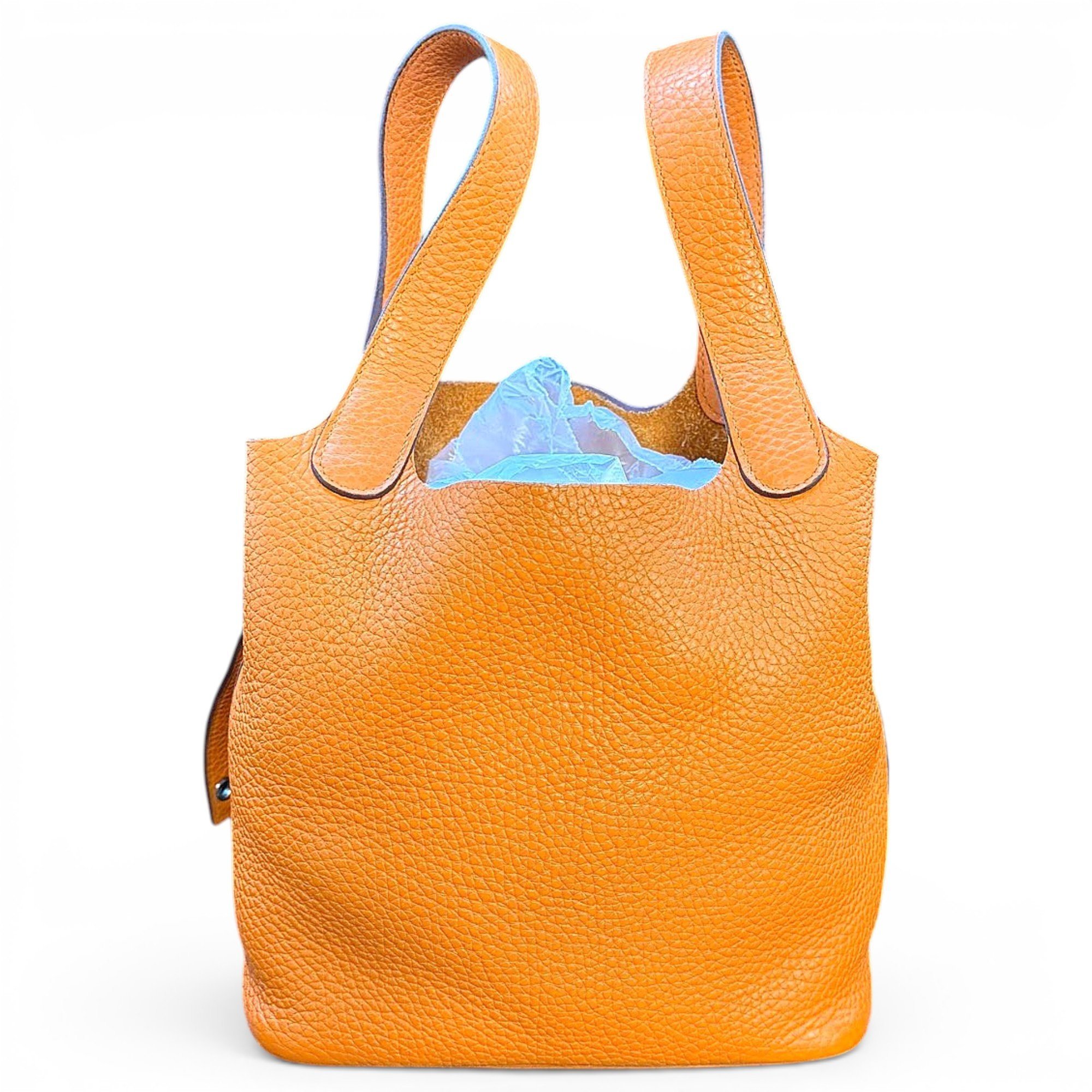 Picotin leather handbag