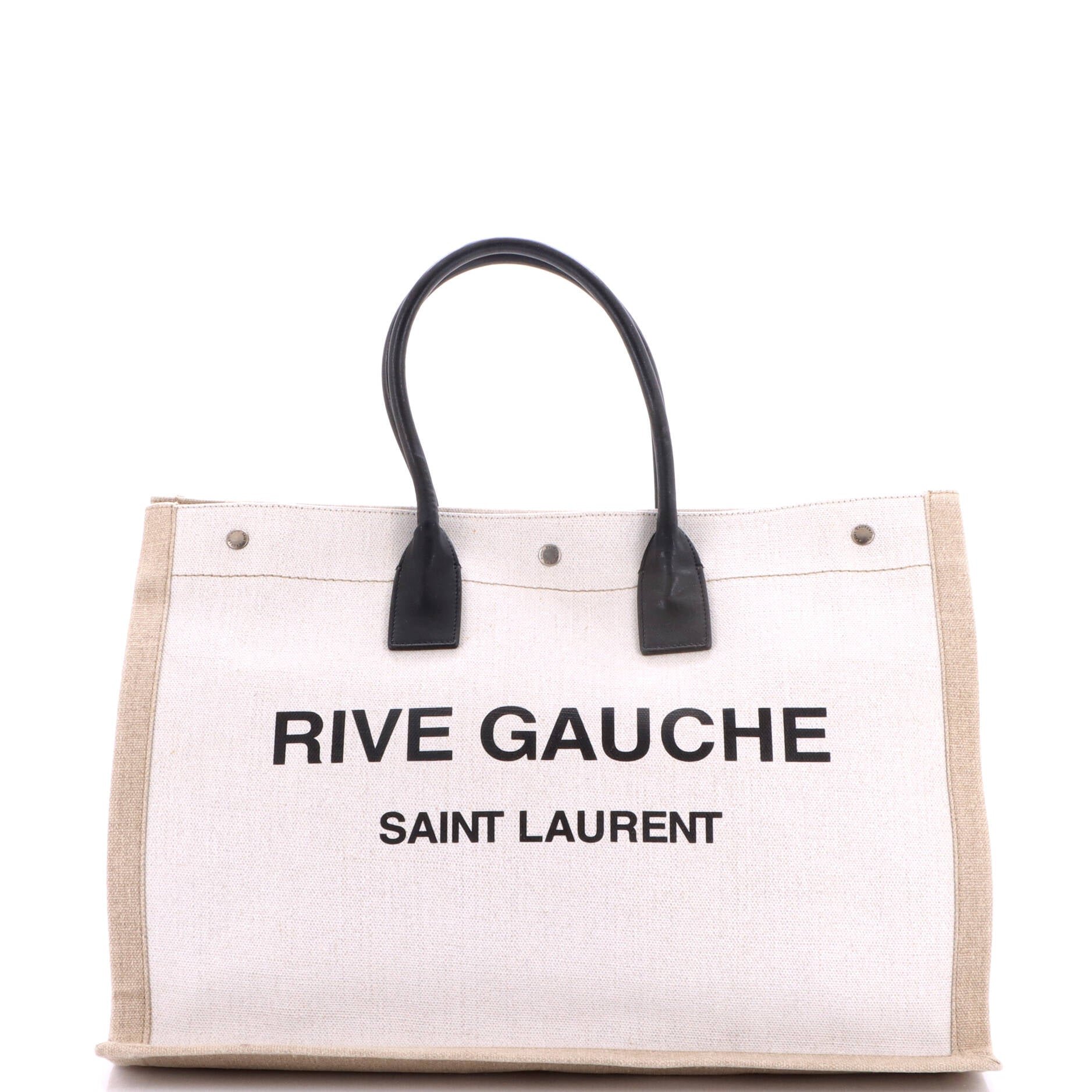 Rive Gauche Shopper Tote Canvas Large