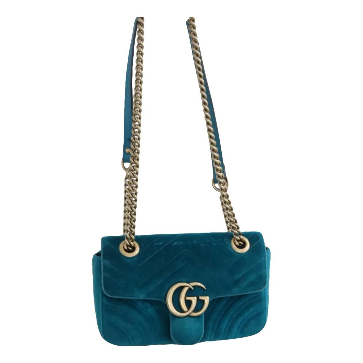 GG Marmont Flap velvet crossbody bag