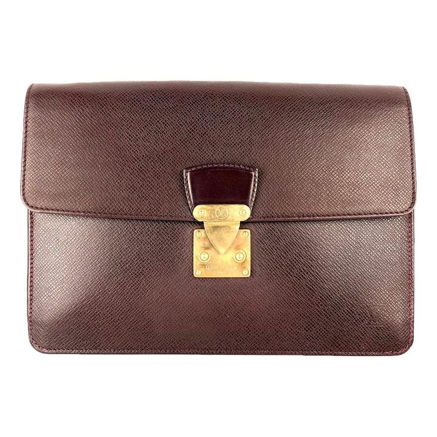 Kourad leather clutch bag