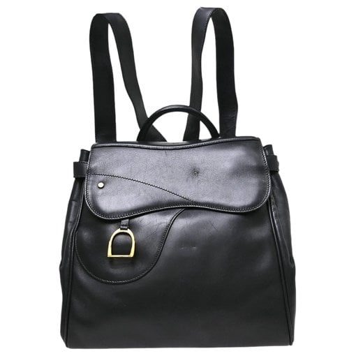 Leather backpack
