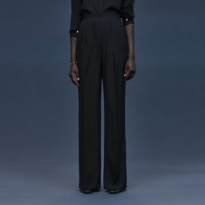 Noir Silk Pants