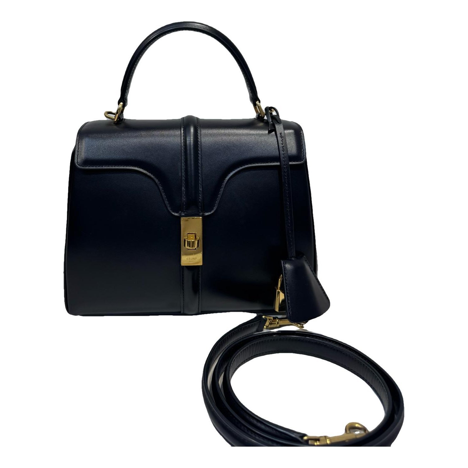 Sac 16 leather crossbody bag
