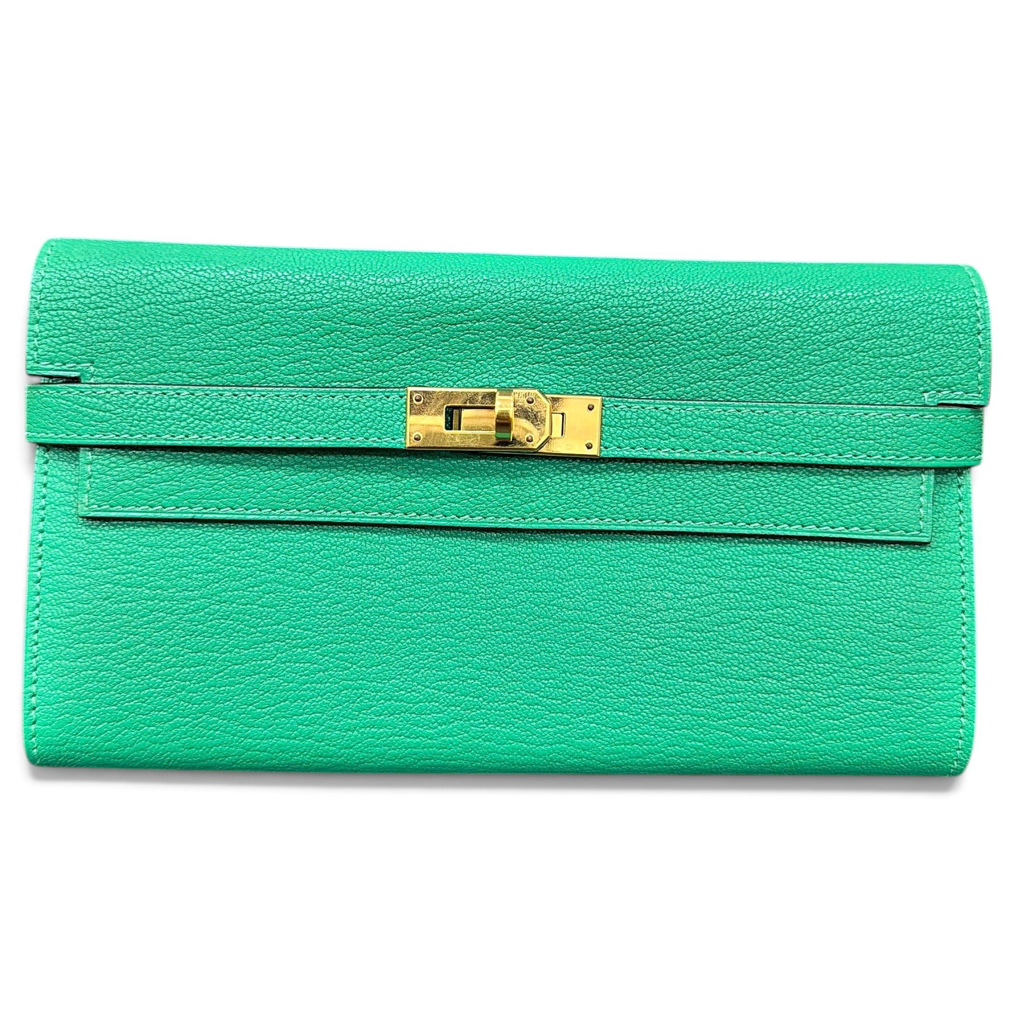 Kelly to go leather clutch bag