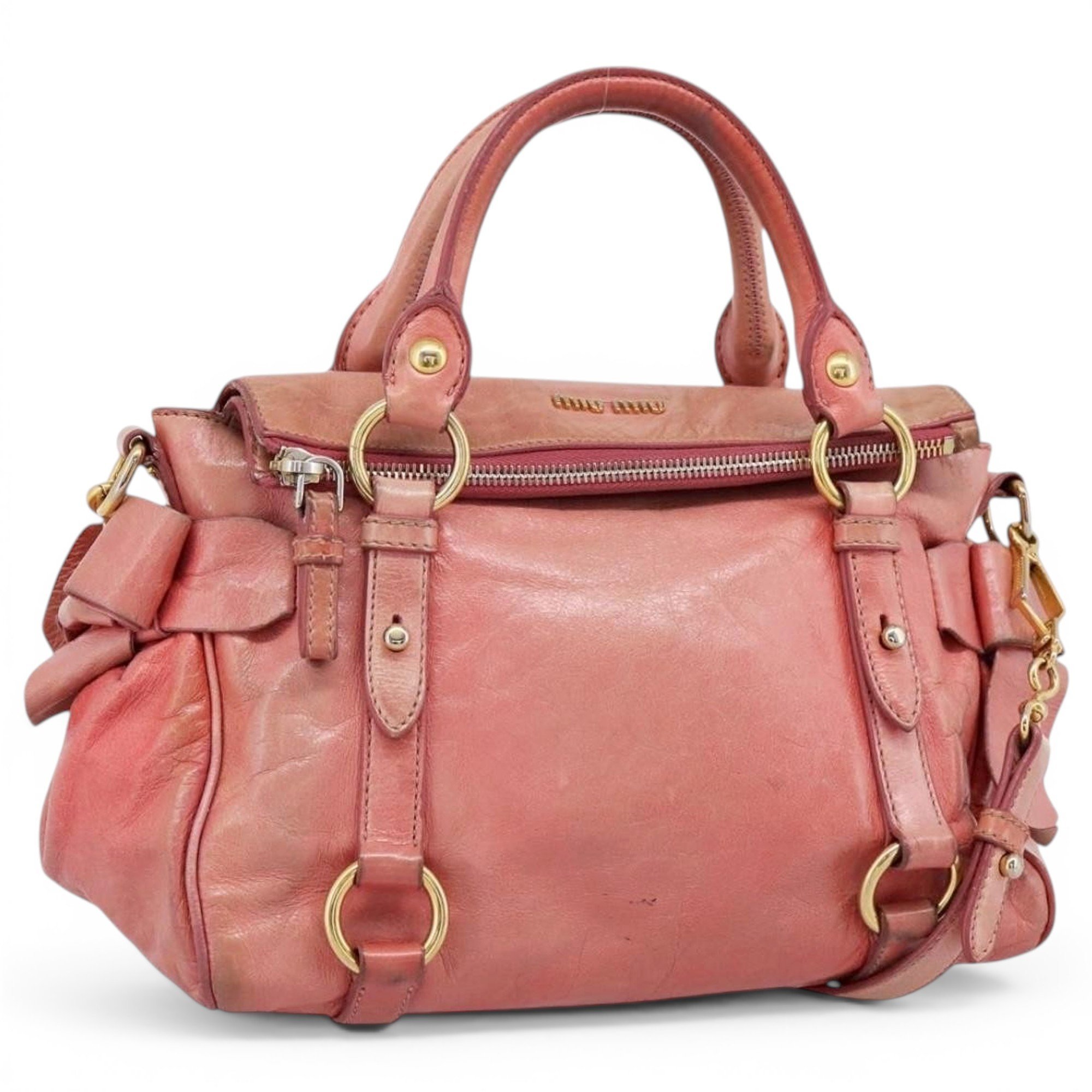 Leather handbag