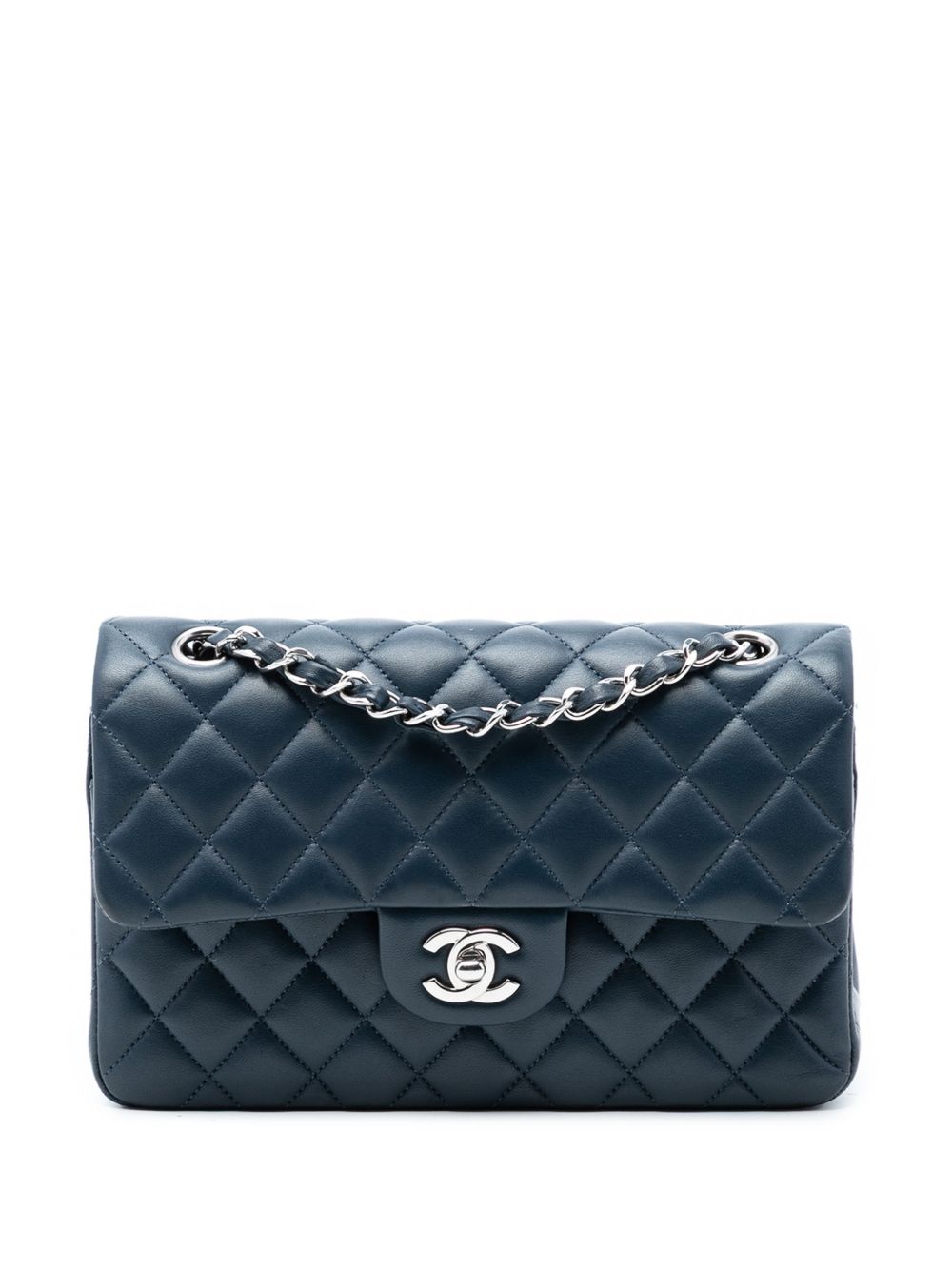 2018-2019 Small Classic Lambskin Double Flap shoulder bag