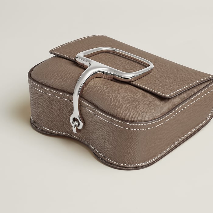 Étoupe Hermès Della Cavalleria Mini Bag II