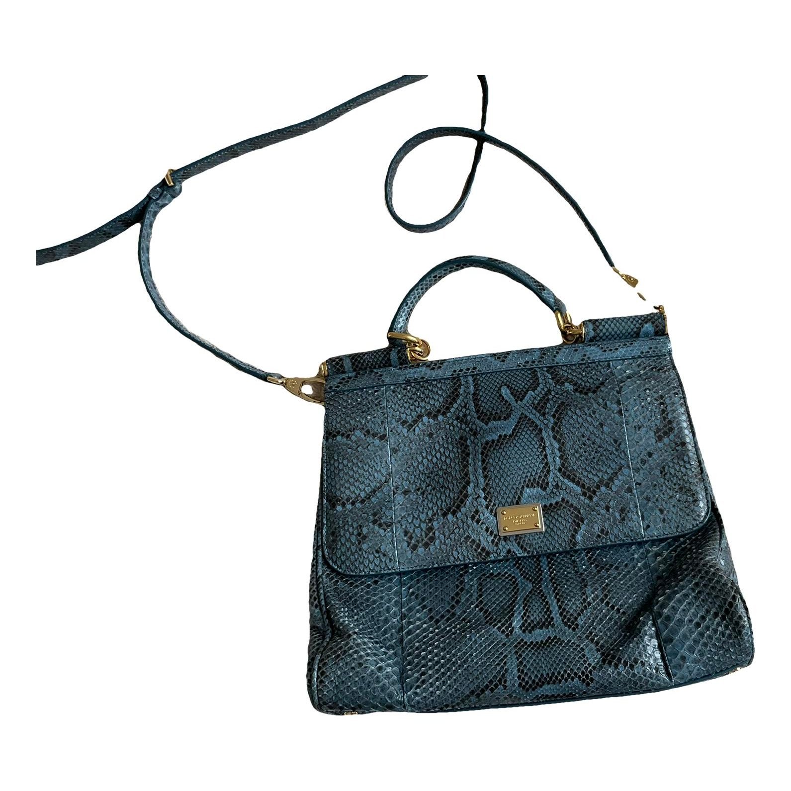 Dolce & Gabbana Sicily leather handbag