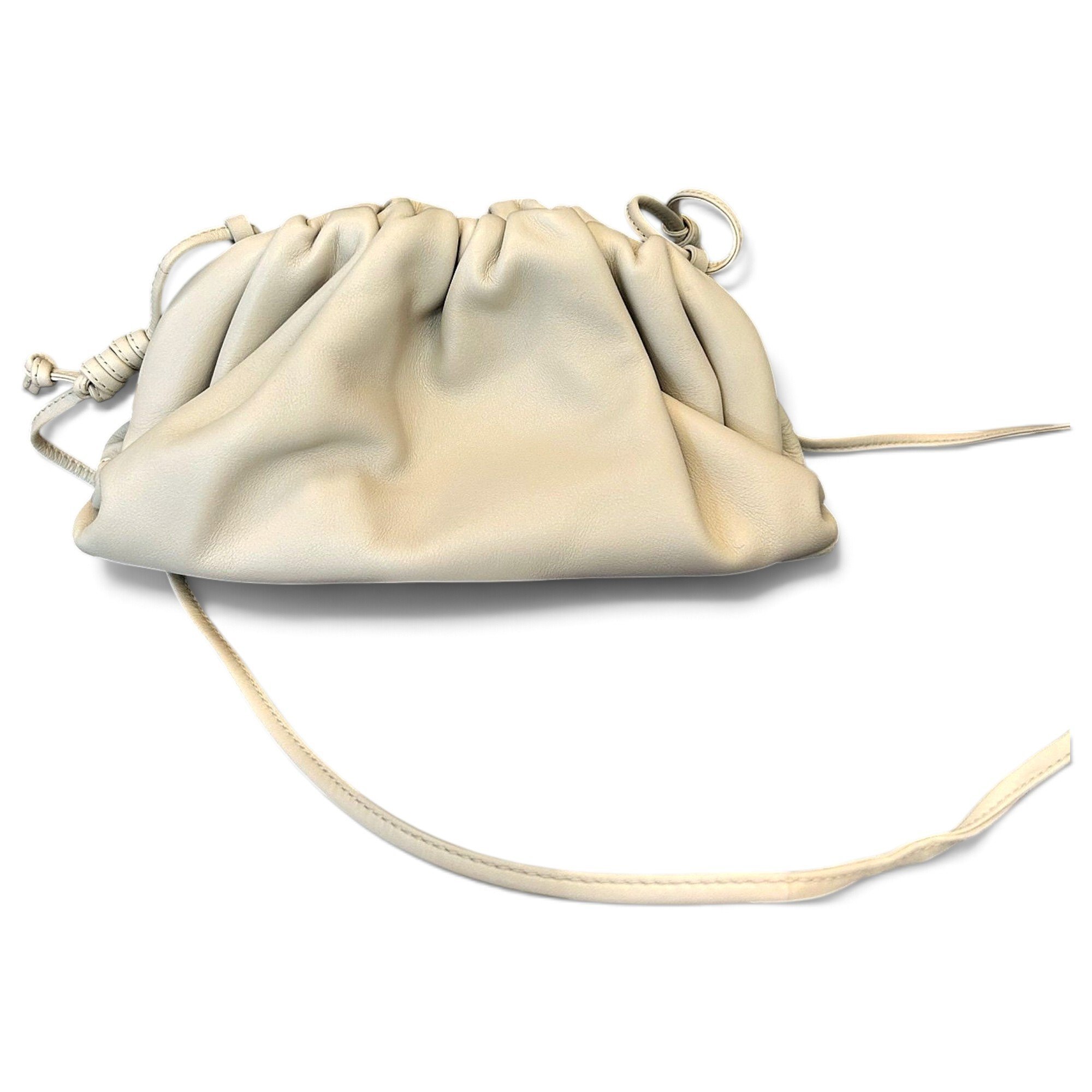 Pouch leather handbag