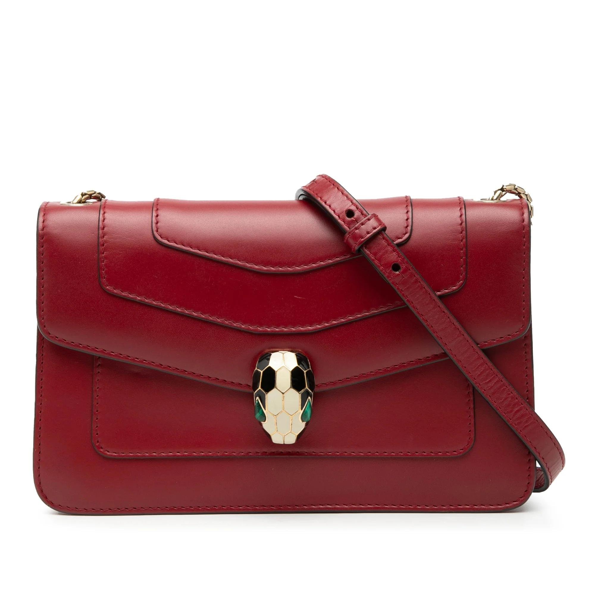 Serpenti pony-style calfskin handbag