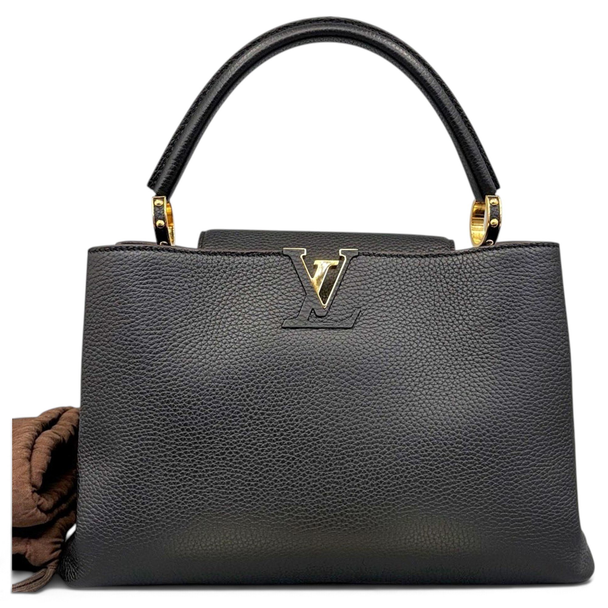 Capucines leather handbag