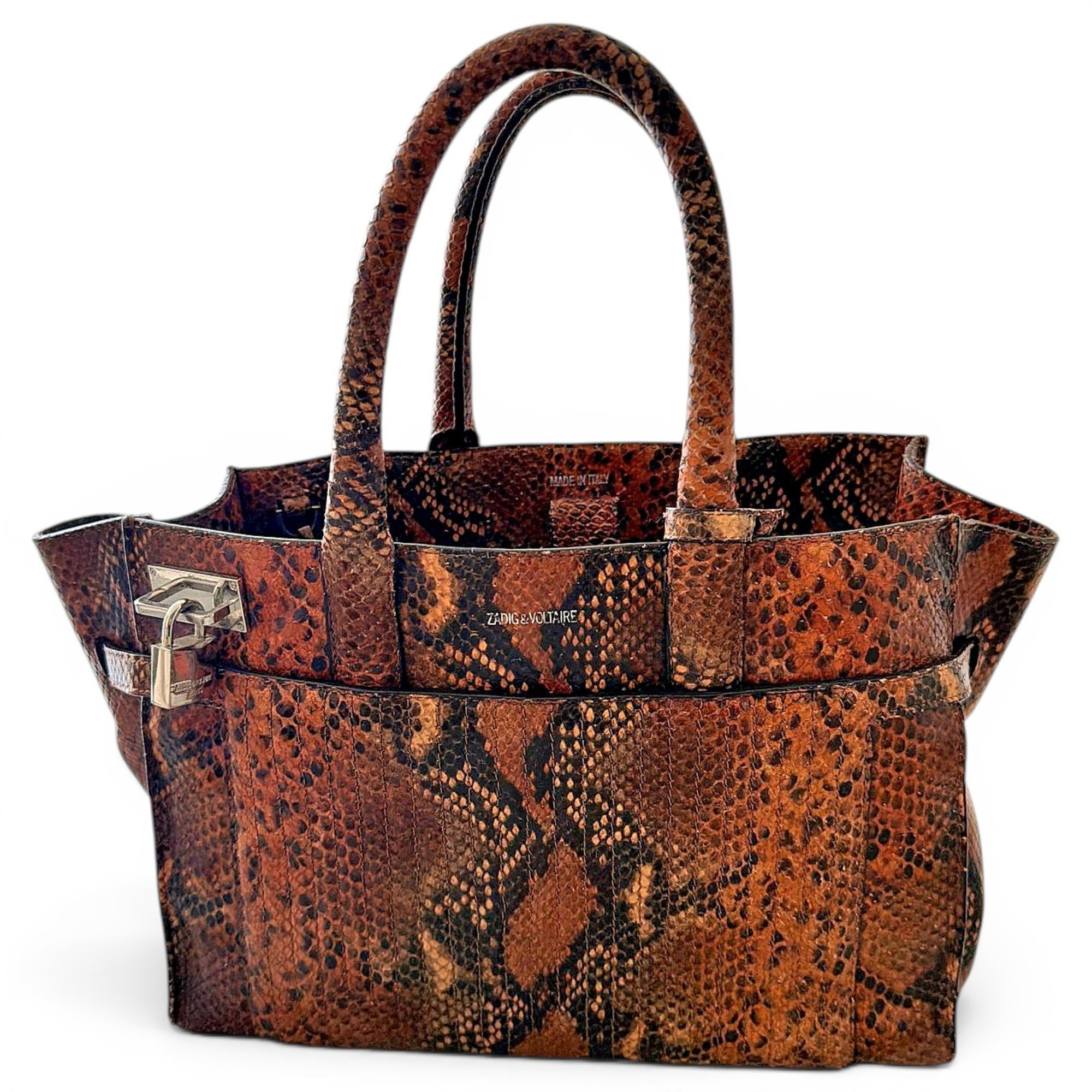 Candide leather handbag