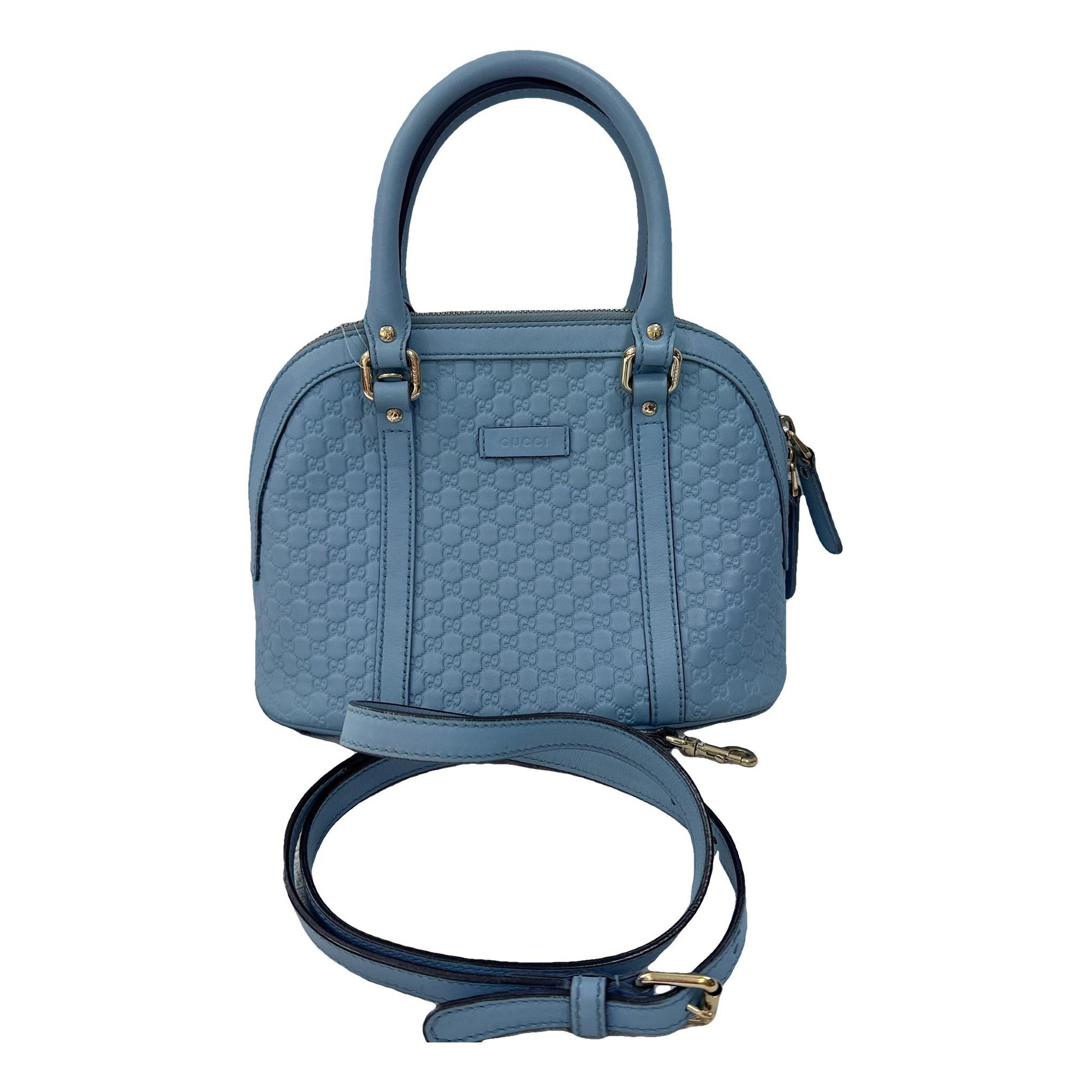 Dôme leather handbag