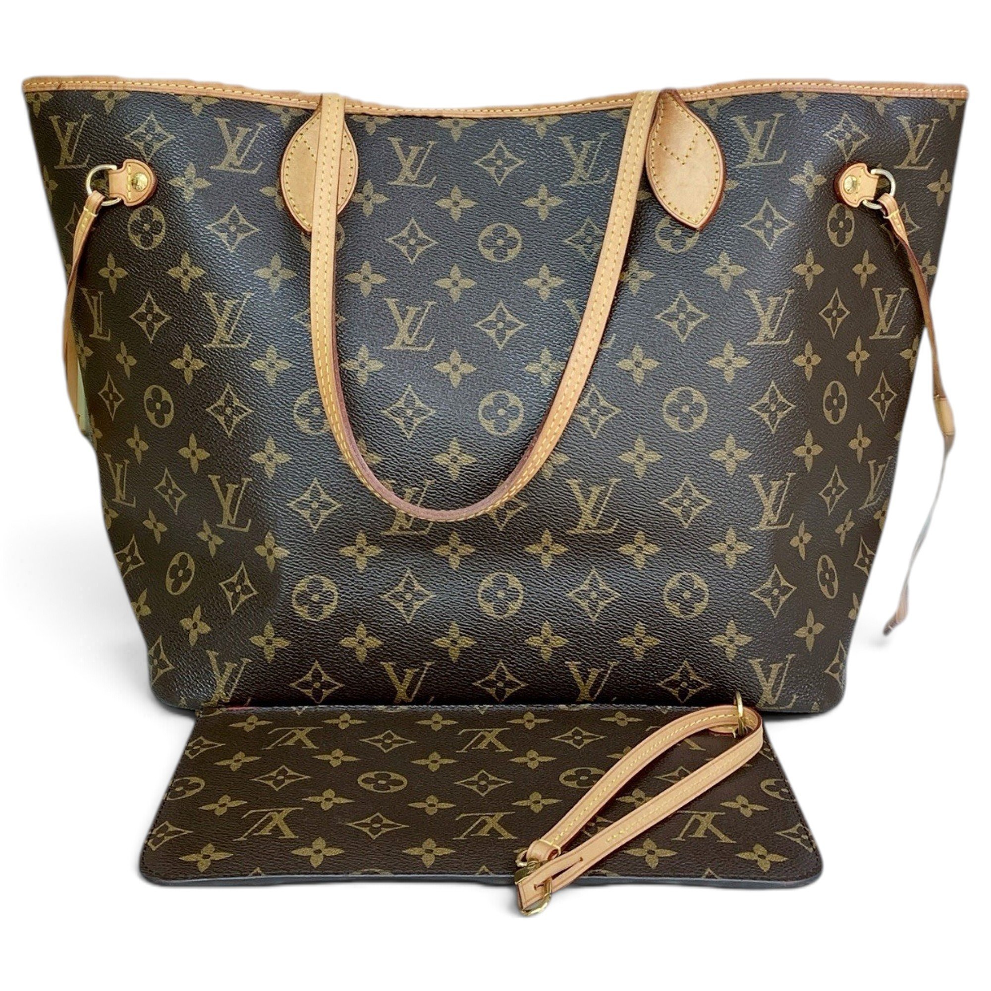 Neverfull leather handbag