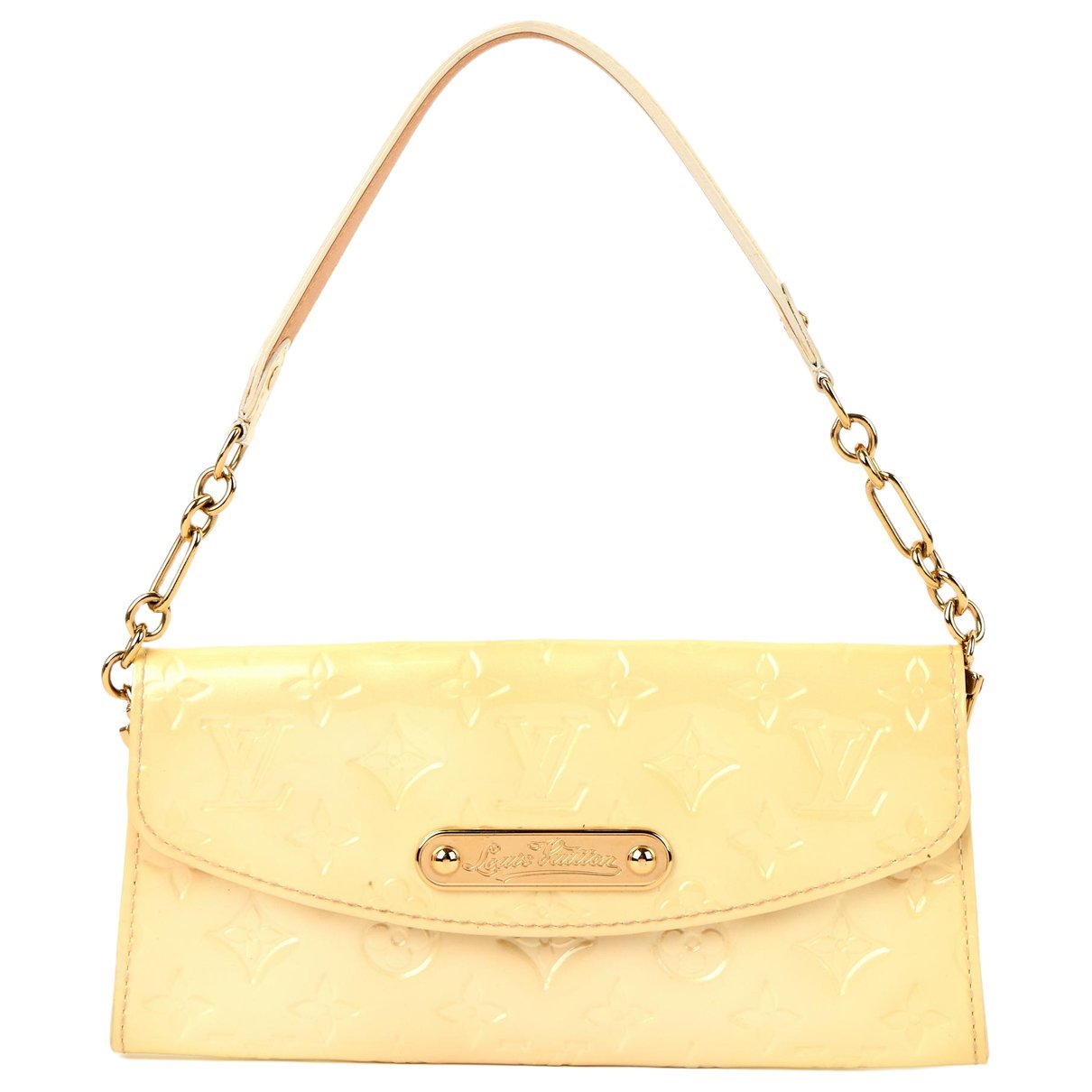 Sunset Boulevard patent leather handbag
