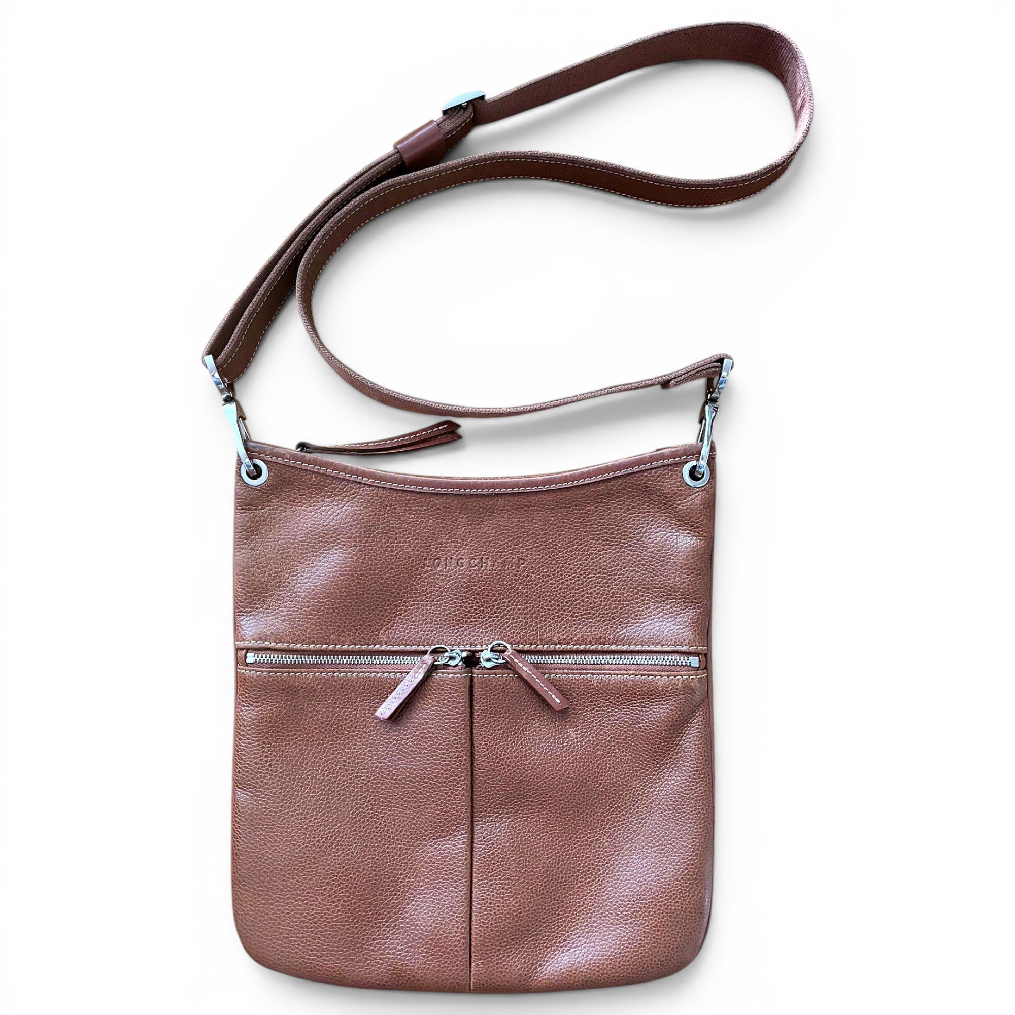 Leather crossbody bag