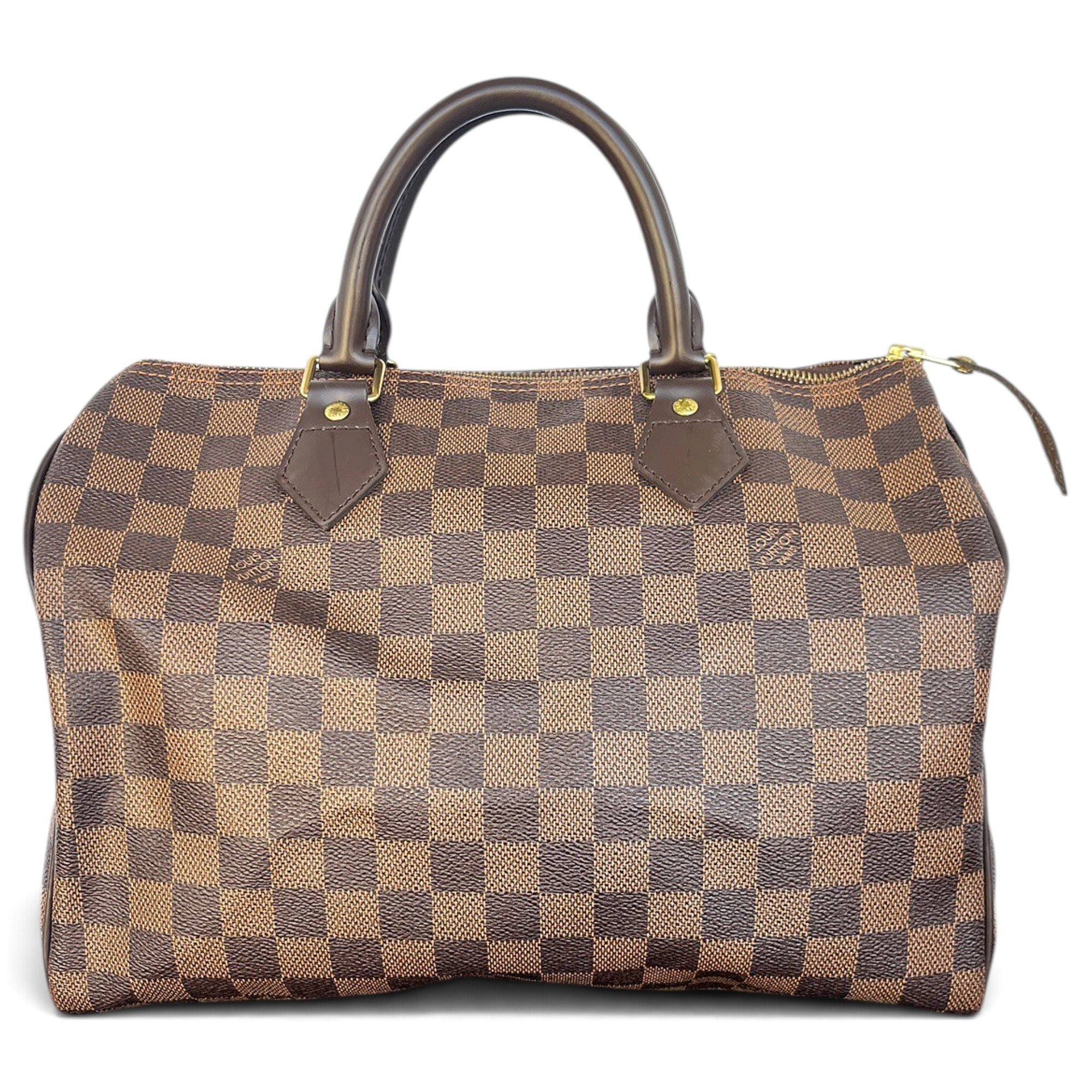 Speedy leather handbag