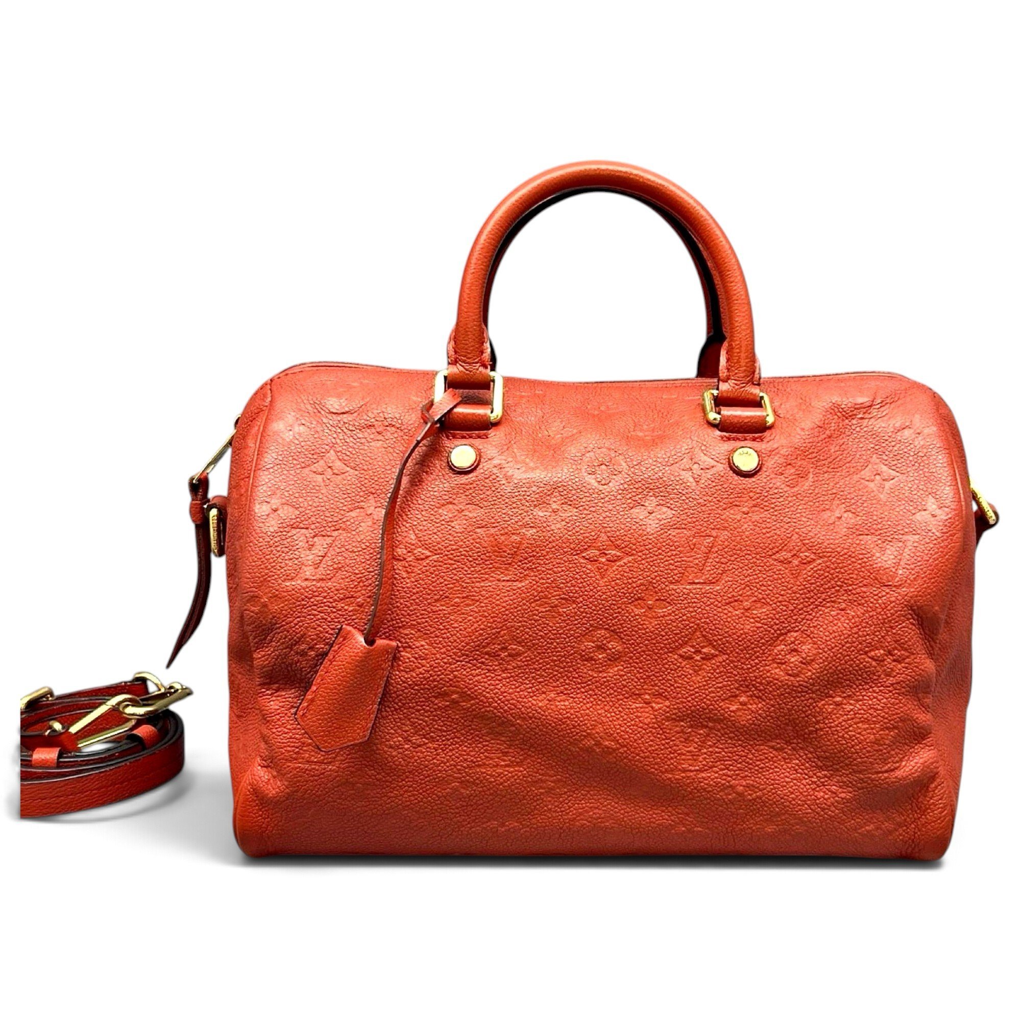 Speedy leather bowling bag