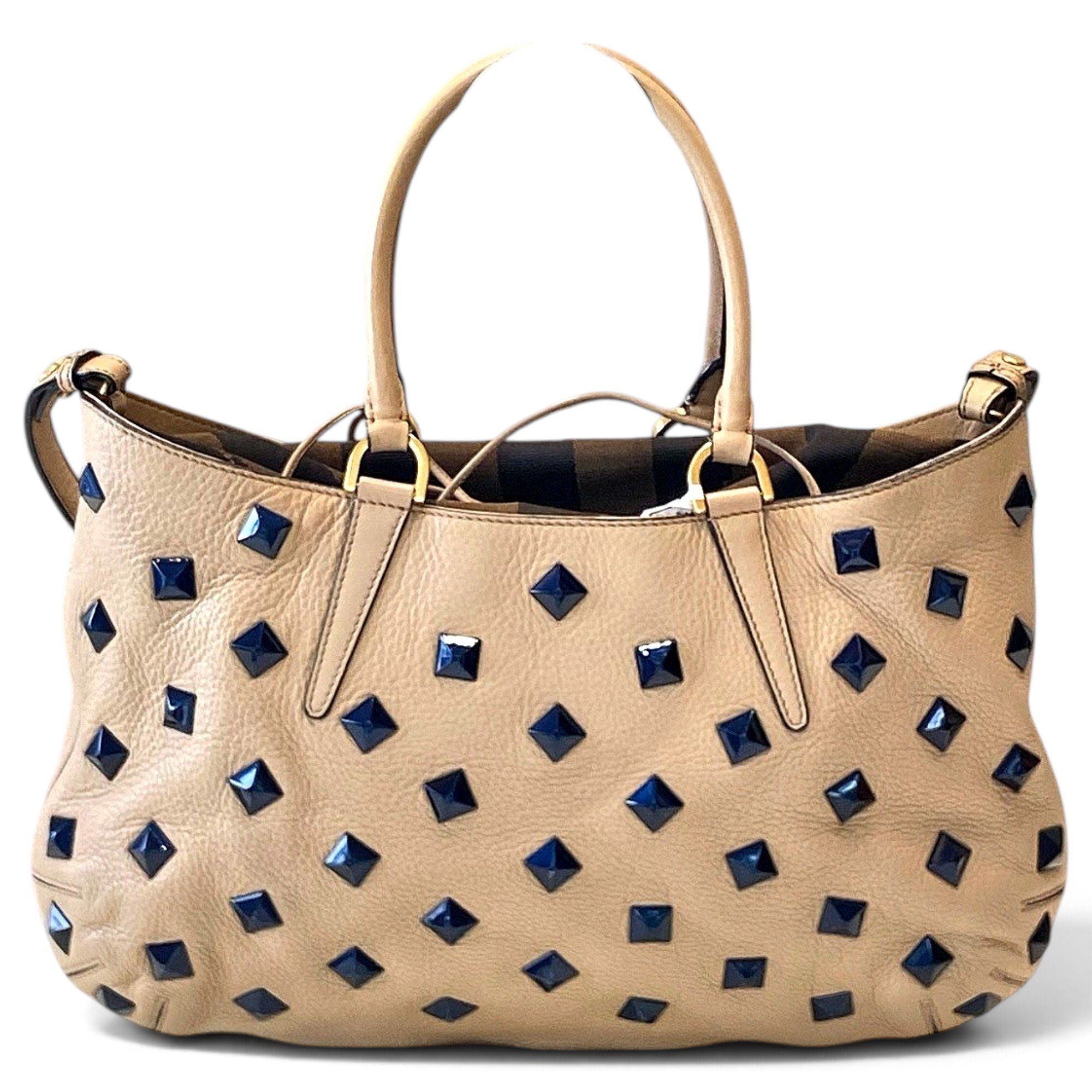 Leather tote