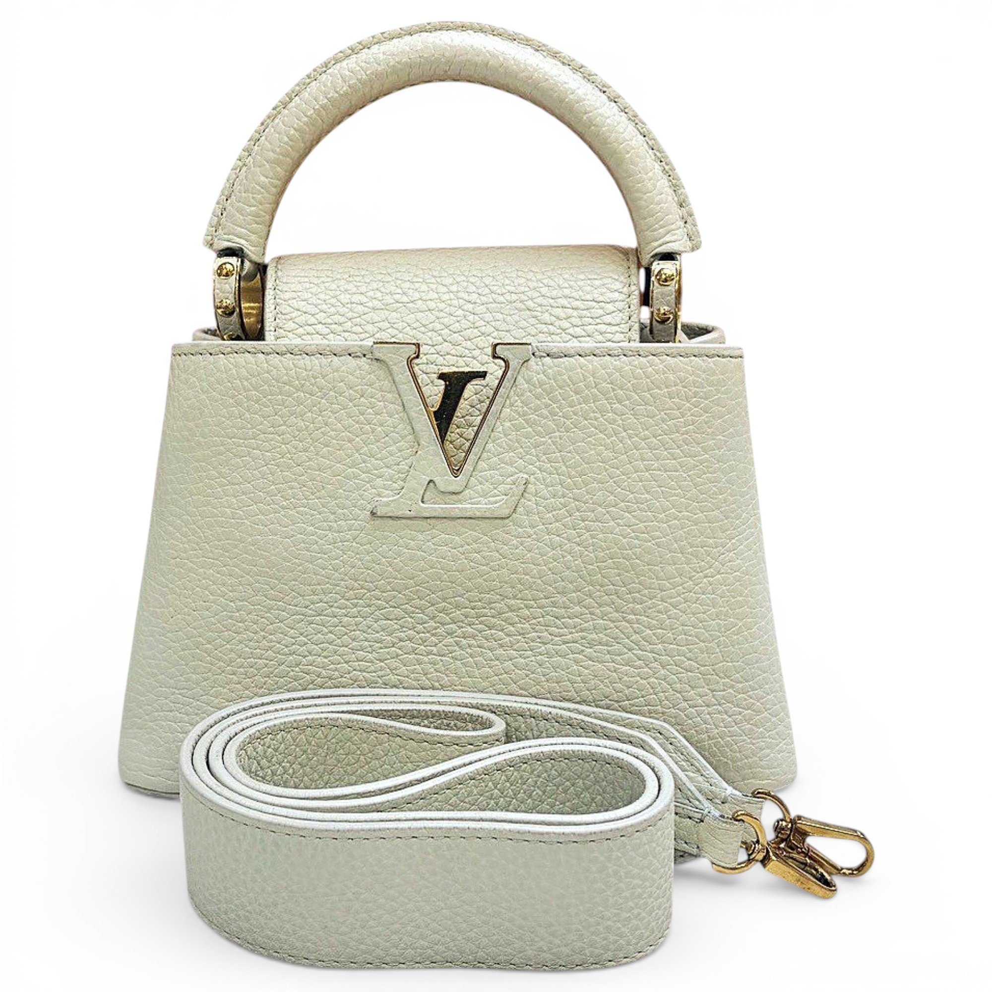 Capucines leather handbag
