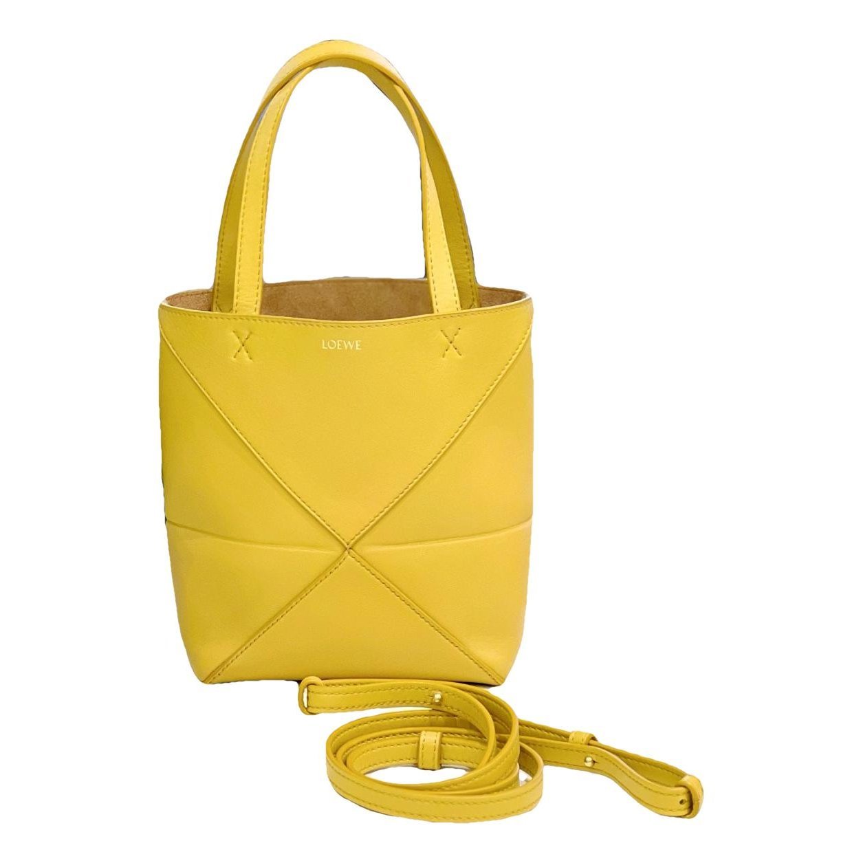 Puzzle Fold leather handbag