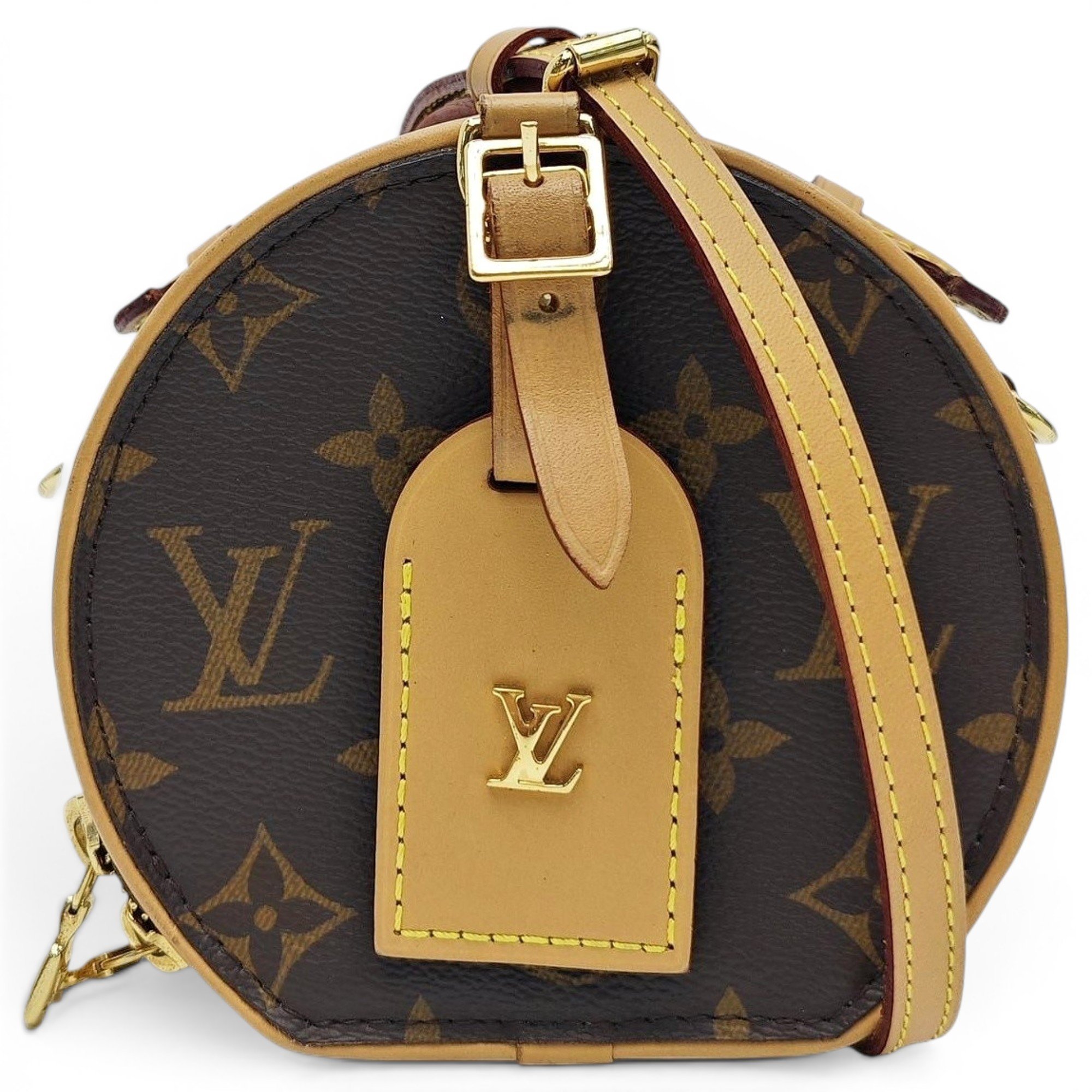 Micro boite chapeau leather handbag
