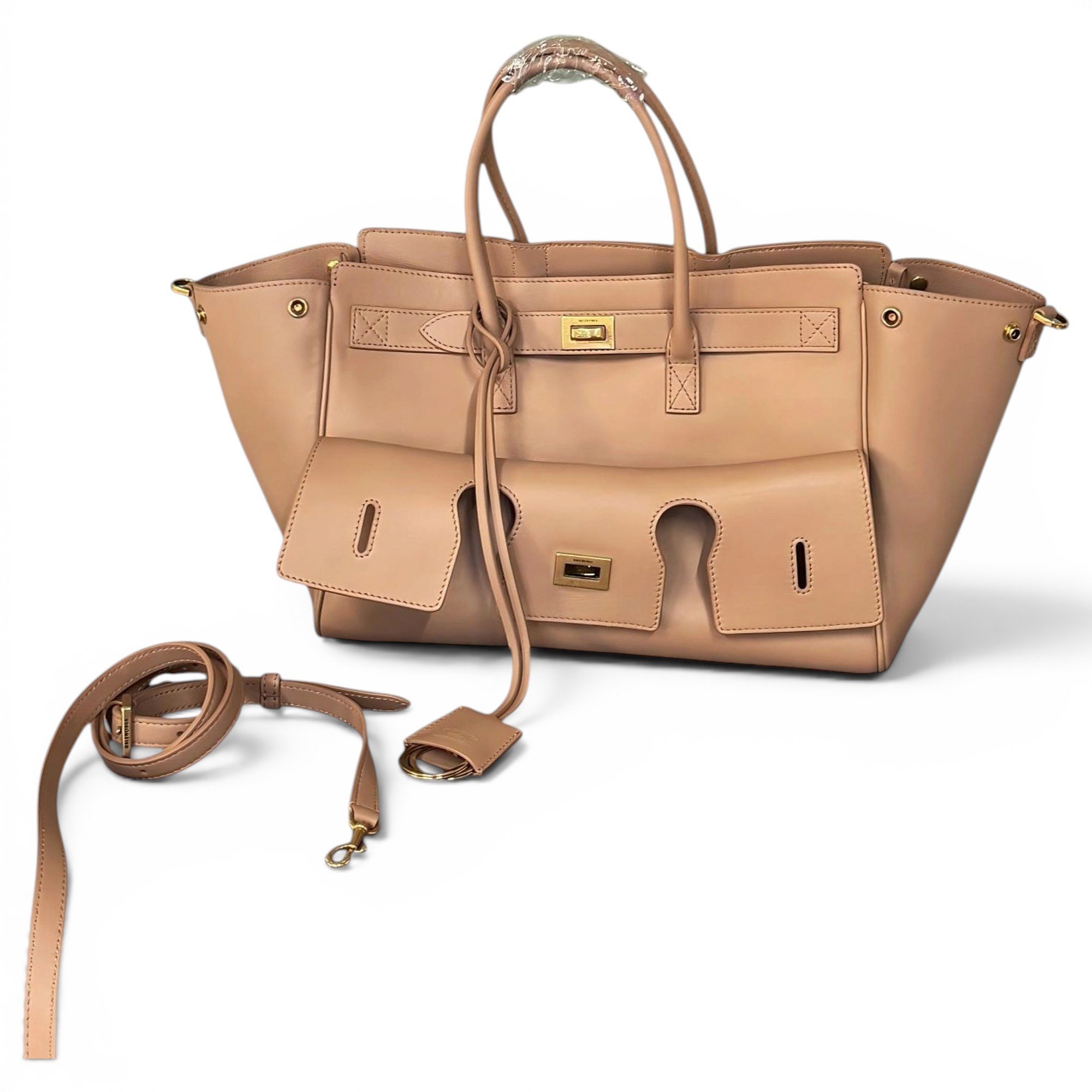 Leather handbag